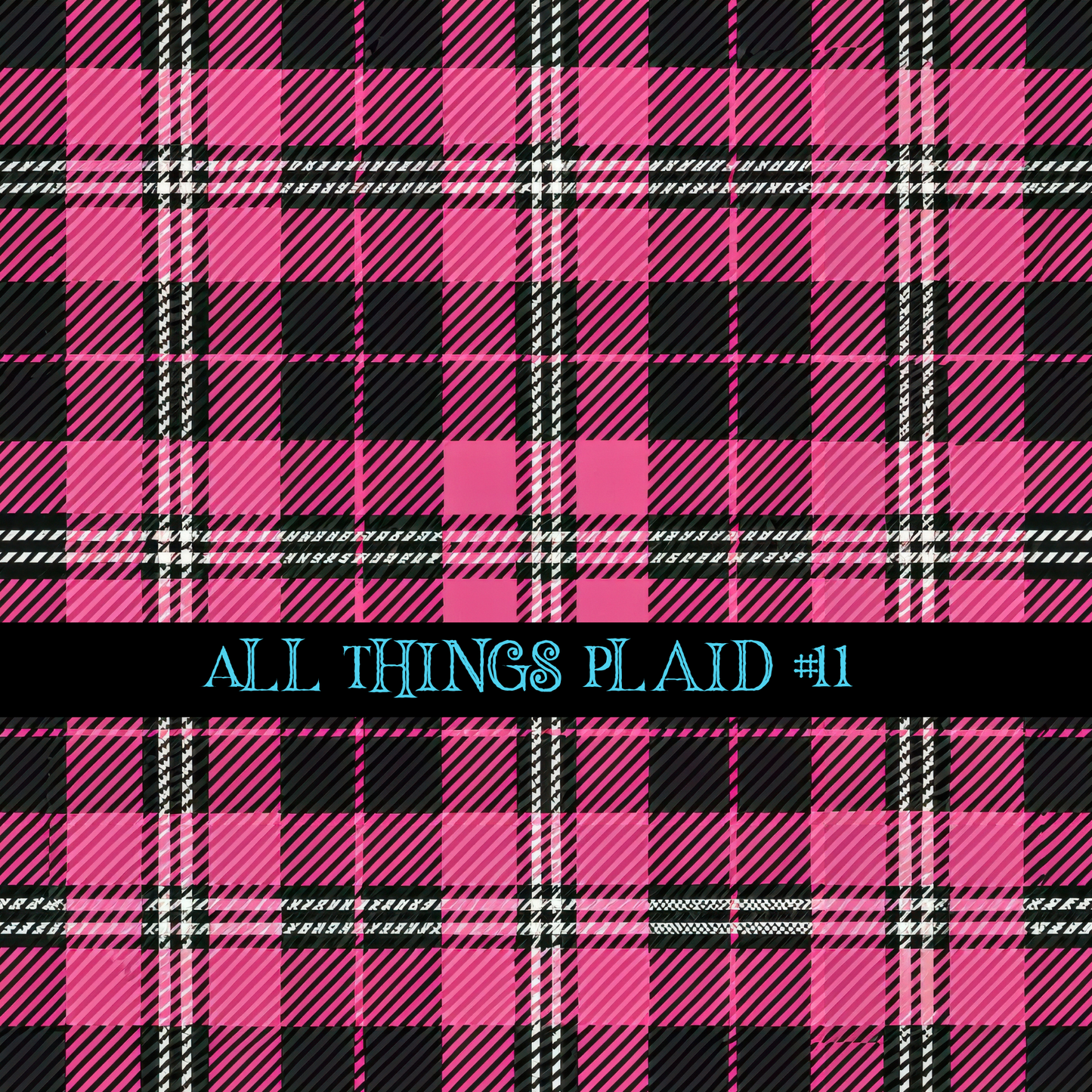 All Things Plaid- 12x12 vinyl sheets-12 designs available