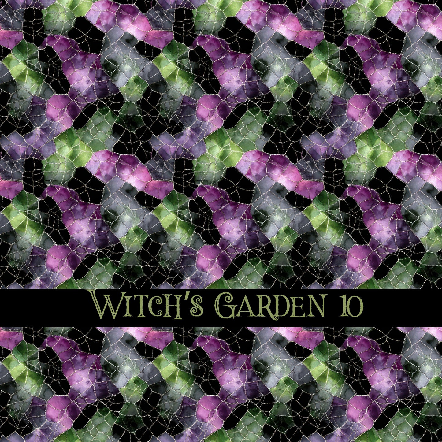 Witch's Garden Vinyl collection- 12x12 vinyl sheets-10 designs available