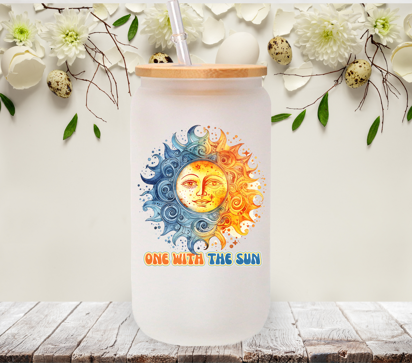 One with the Sun - UV DTF Decal