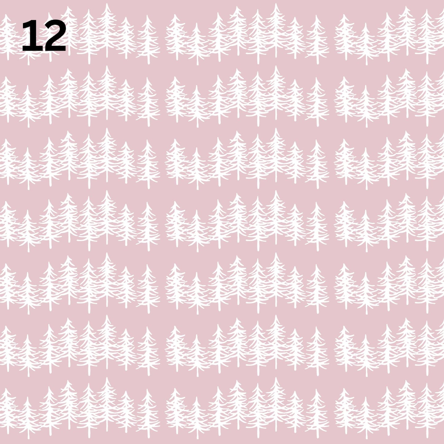 Rustic Pink Christmas Collection - Adhesive Vinyl 12x12 sheets - 20 Prints