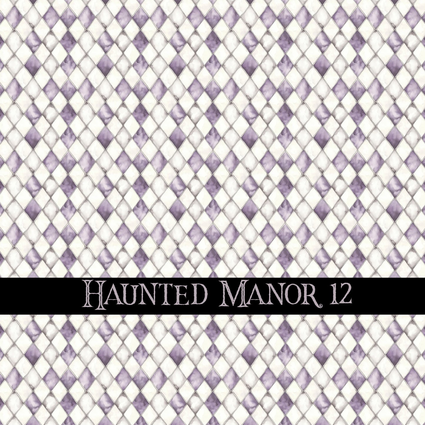 Haunted Manor Vinyl collection- 12x12 vinyl sheets-16 designs available