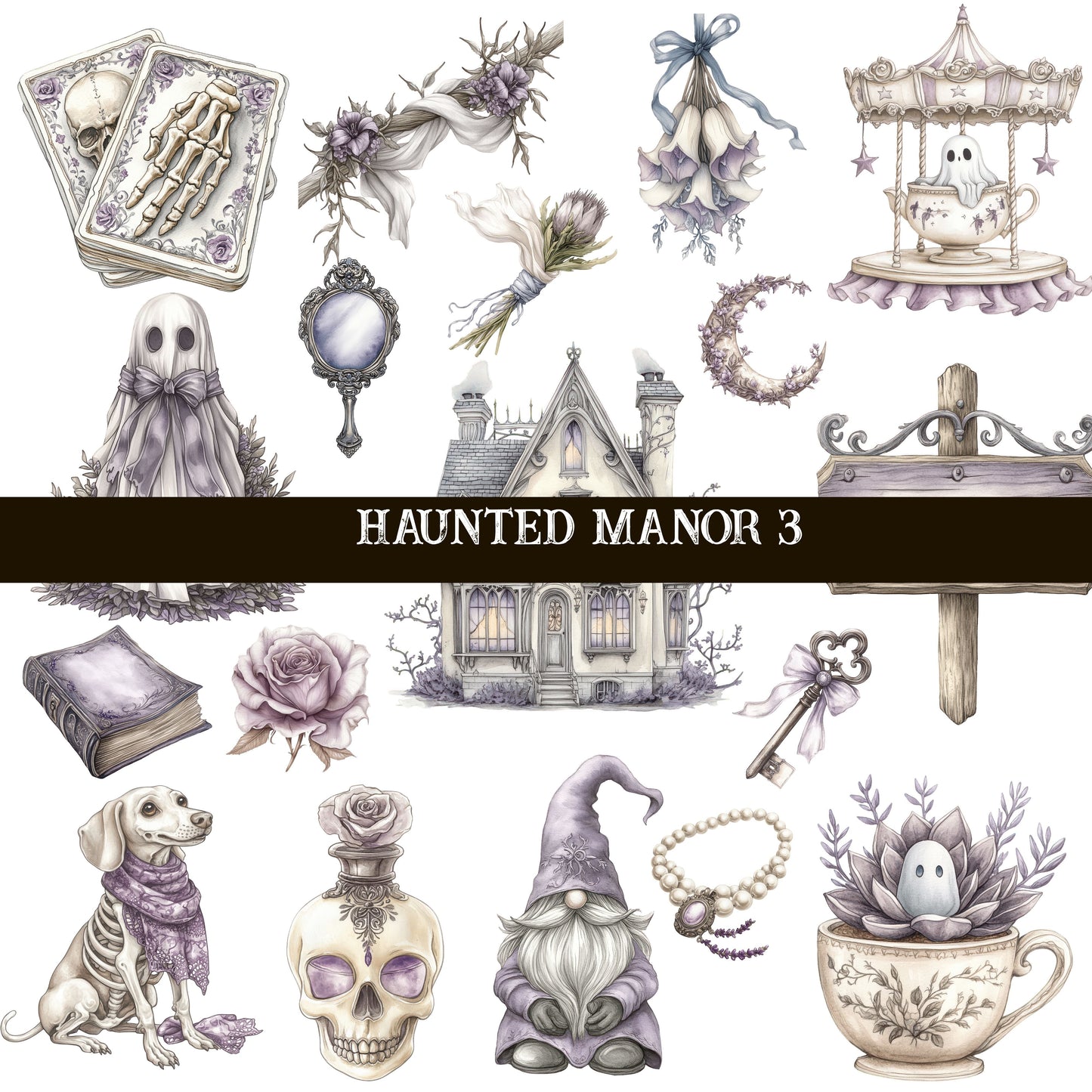 Haunted Manor Collection Decal sheets- 7 styles