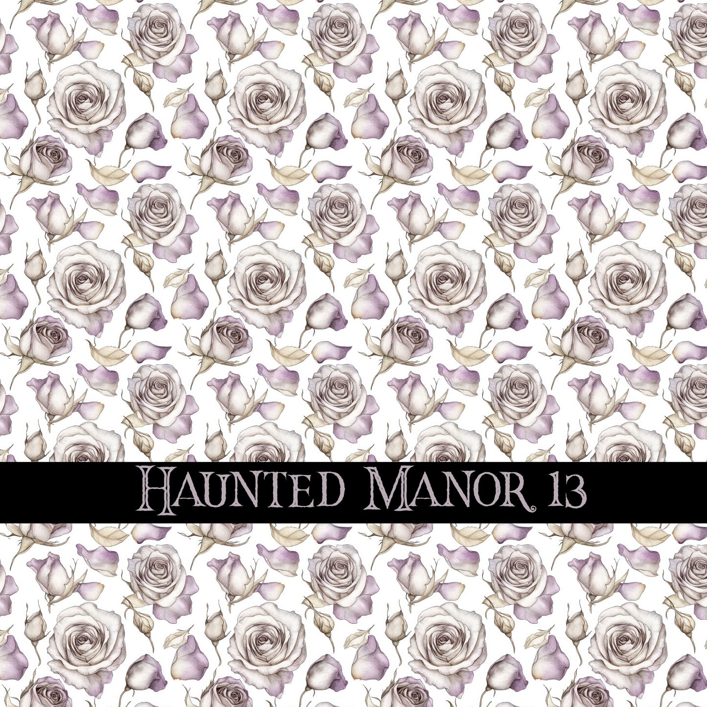 Haunted Manor Vinyl collection- 12x12 vinyl sheets-16 designs available