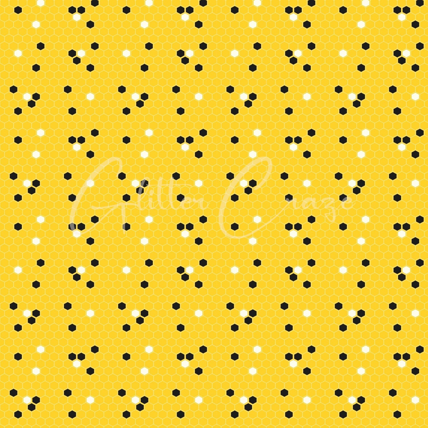 Bee Happy Collection 25 prints - Adhesive Vinyl 12x12 Sheets