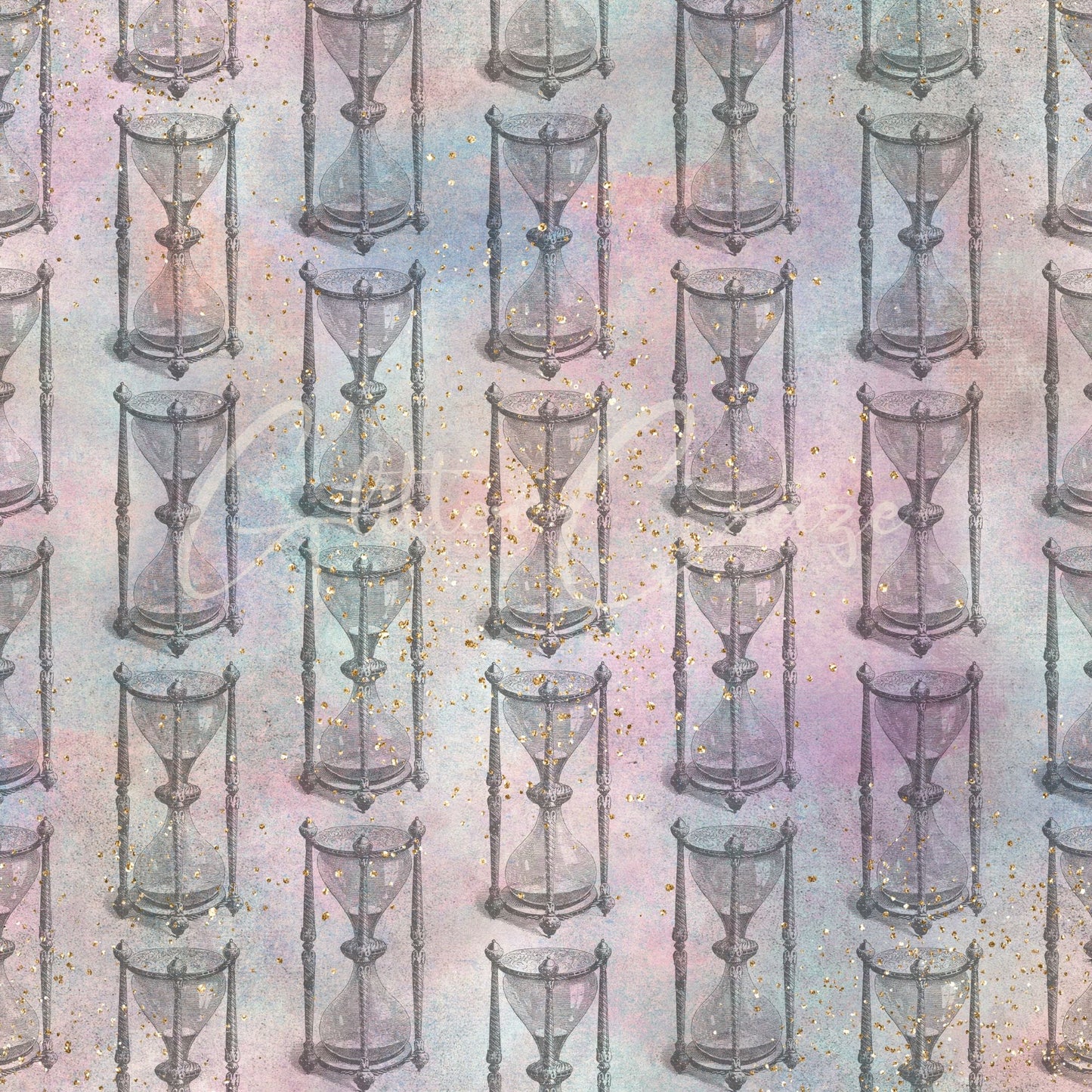 Romantic Steampunk - Adhesive Vinyl 12x12 sheets - 20 Designs