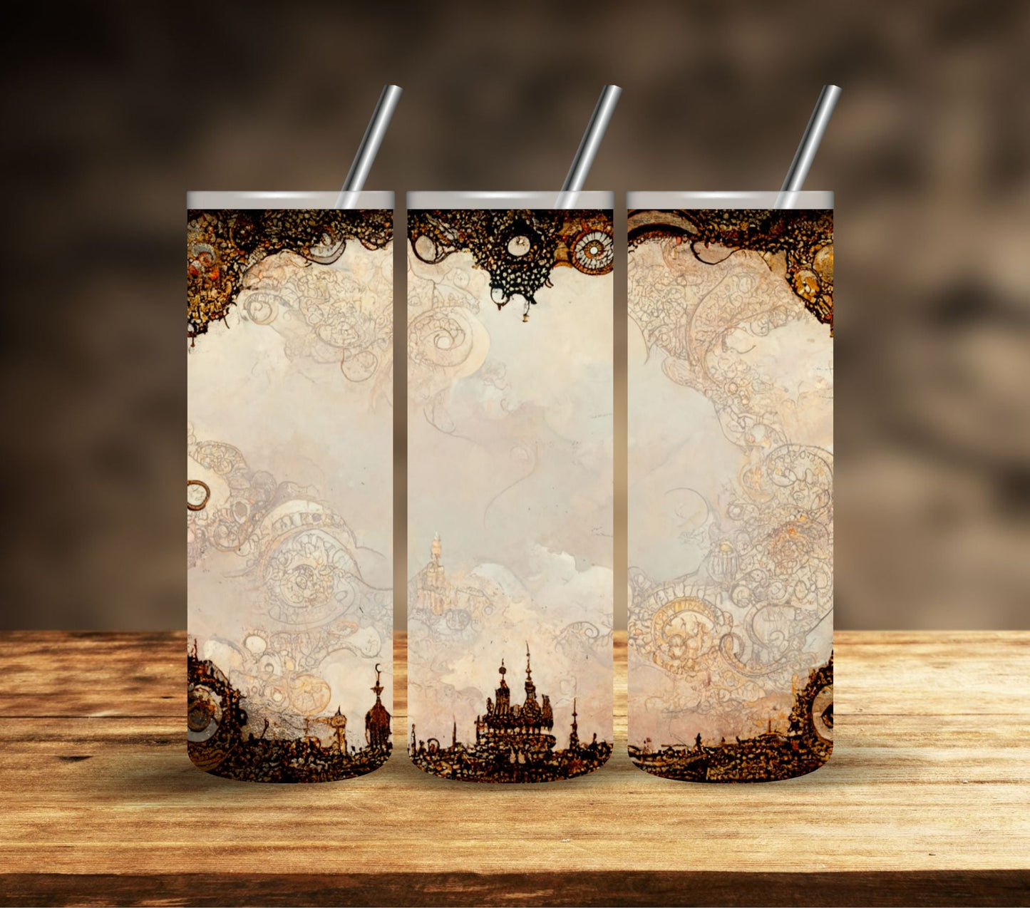 Steampunk Vintage - Adhesive Vinyl Wrap- 10 Designs