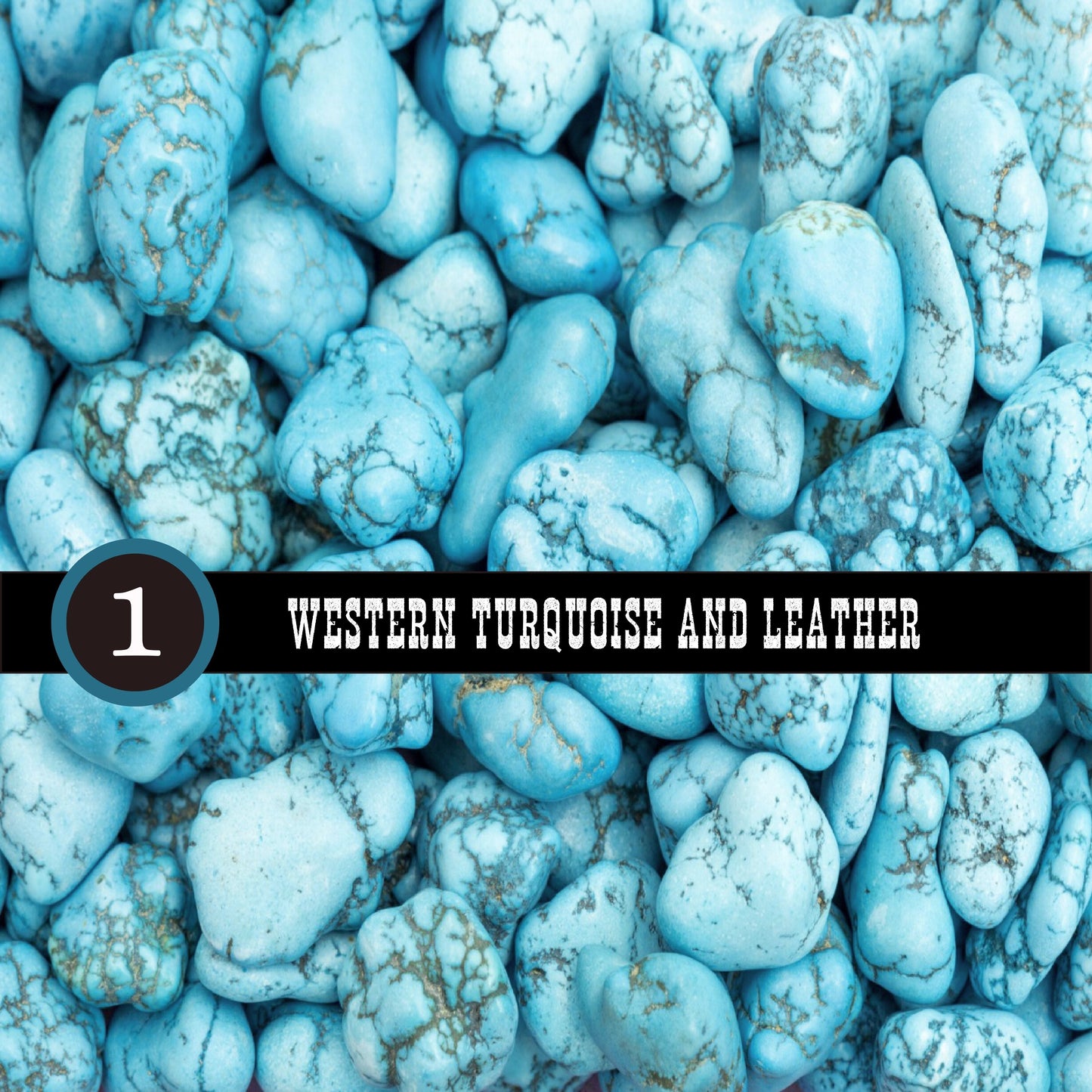 Western Turquoise and Leather Collection Vinyl collection- 12x12 vinyl sheets-20 designs available