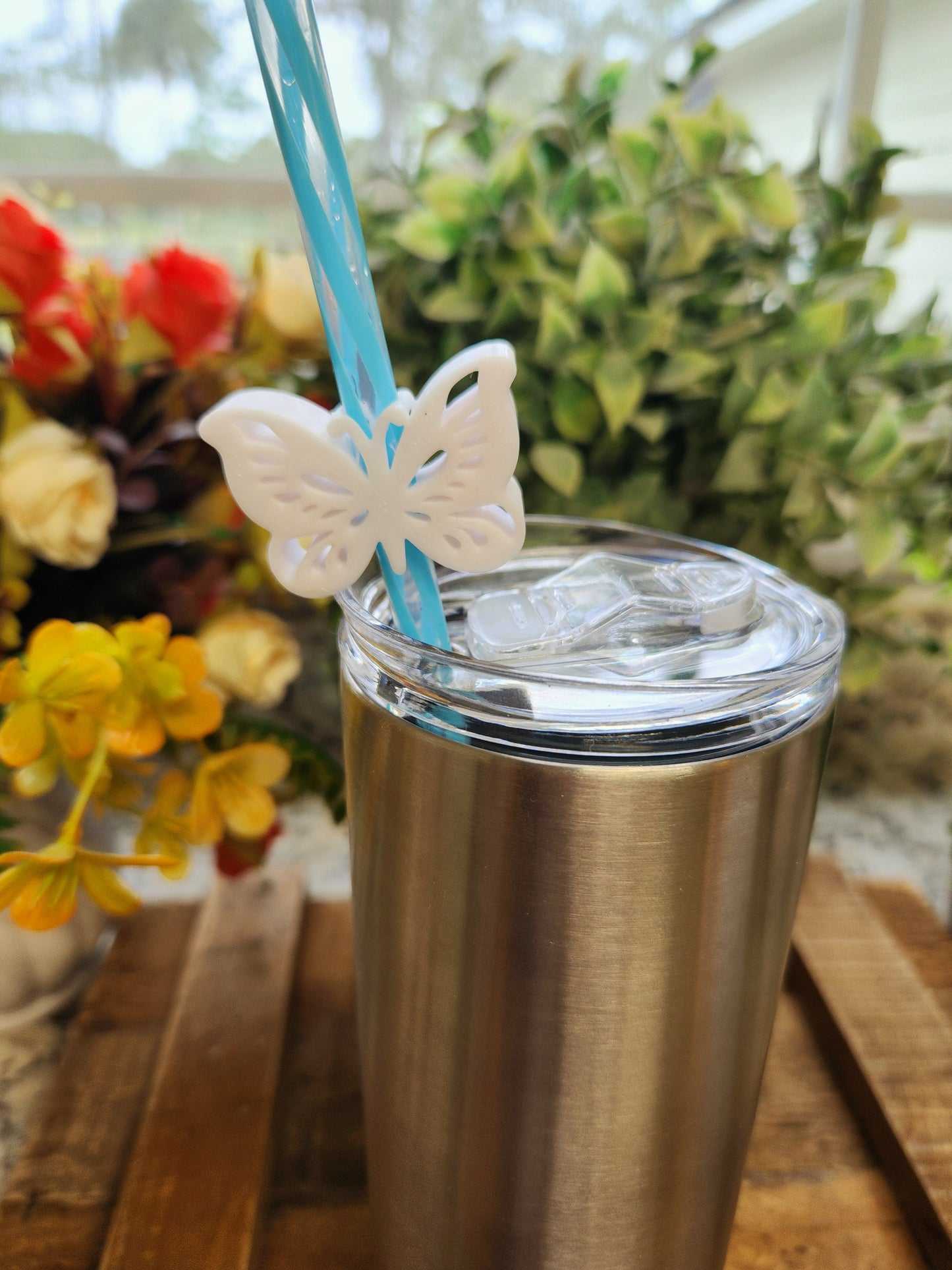Butterfly - Straw Topper