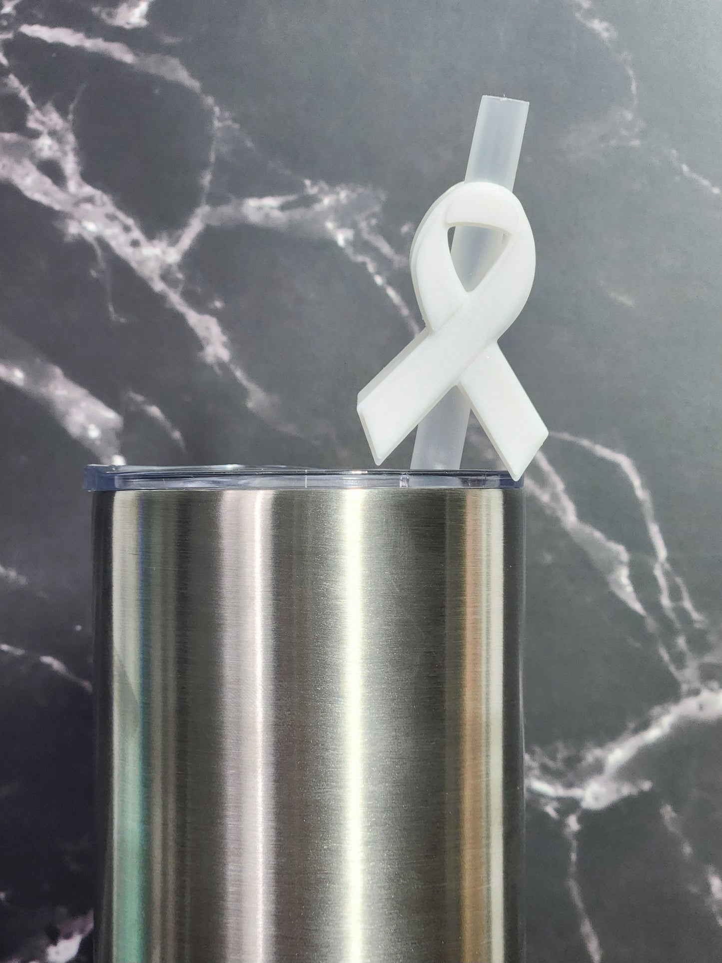 Awareness Ribbon - Straw Topper