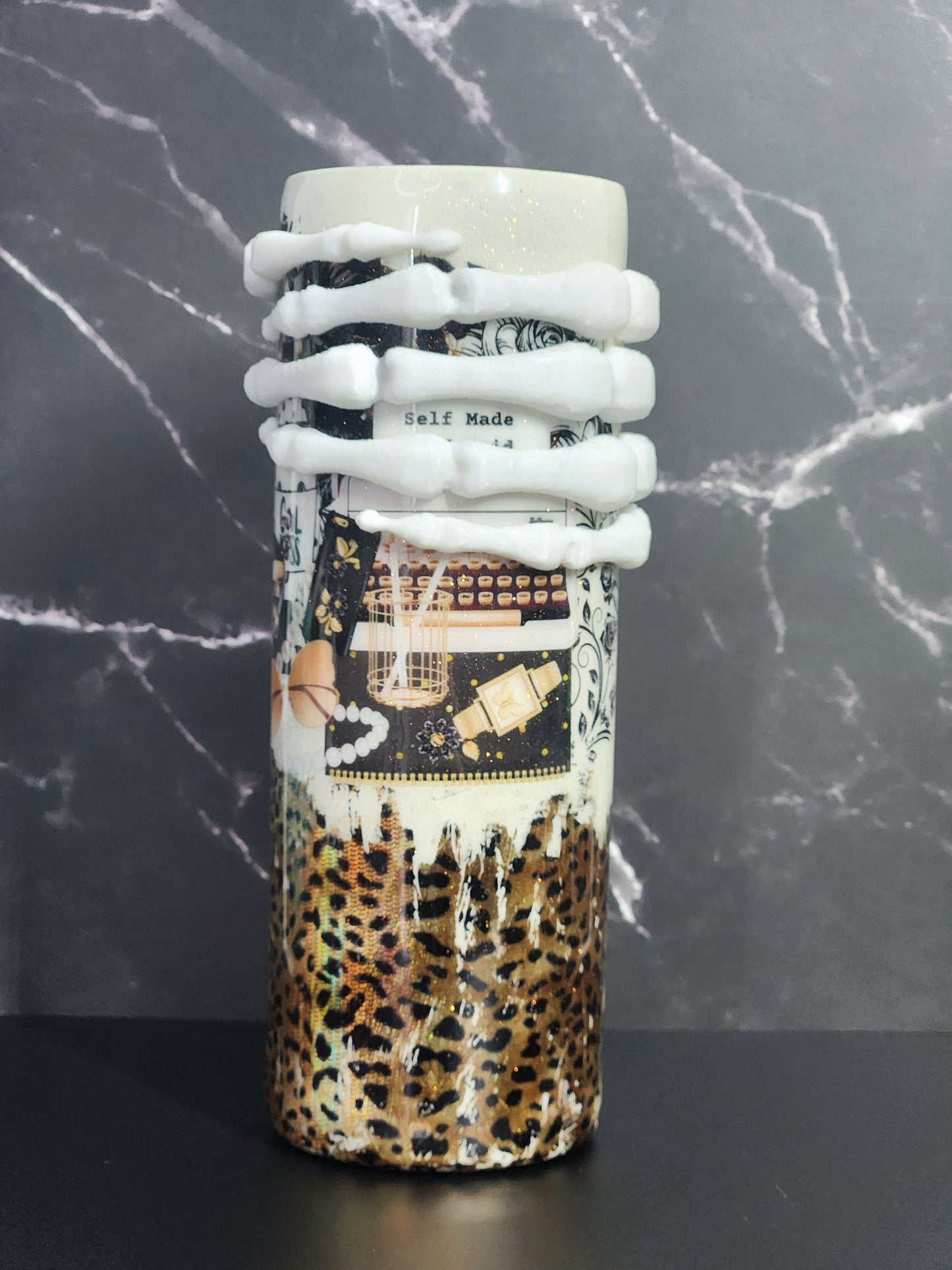 Wrapped Skeleton Hand - Tumbler Element