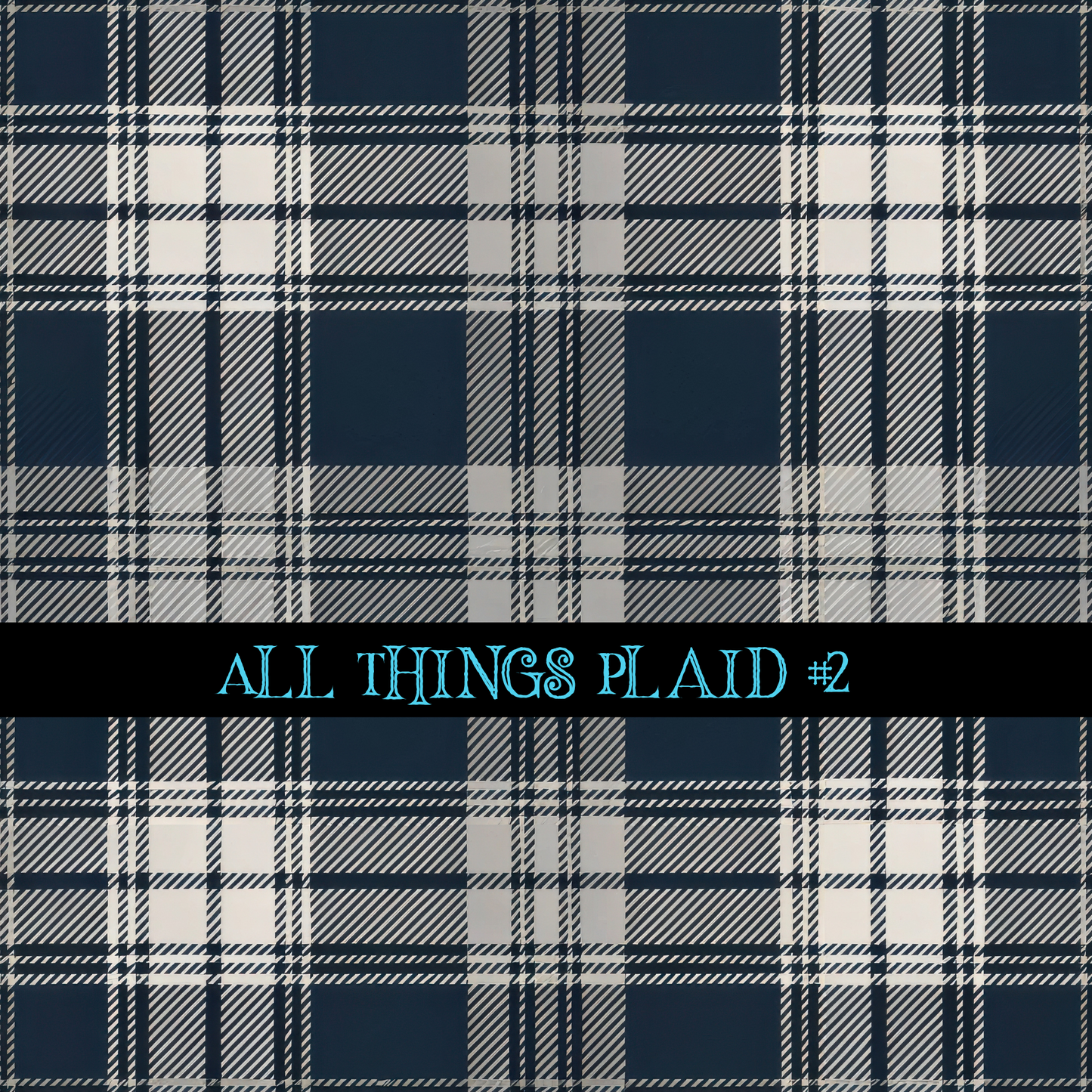 All Things Plaid- 12x12 vinyl sheets-12 designs available