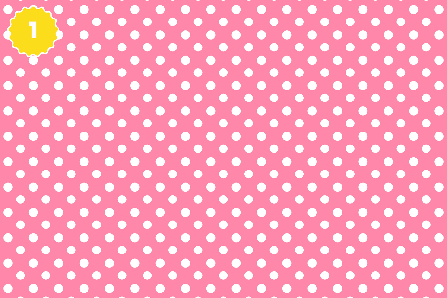 Vibrant Spring Polka Dots - Adhesive Vinyl 12x12 Sheets - 10 Design Options