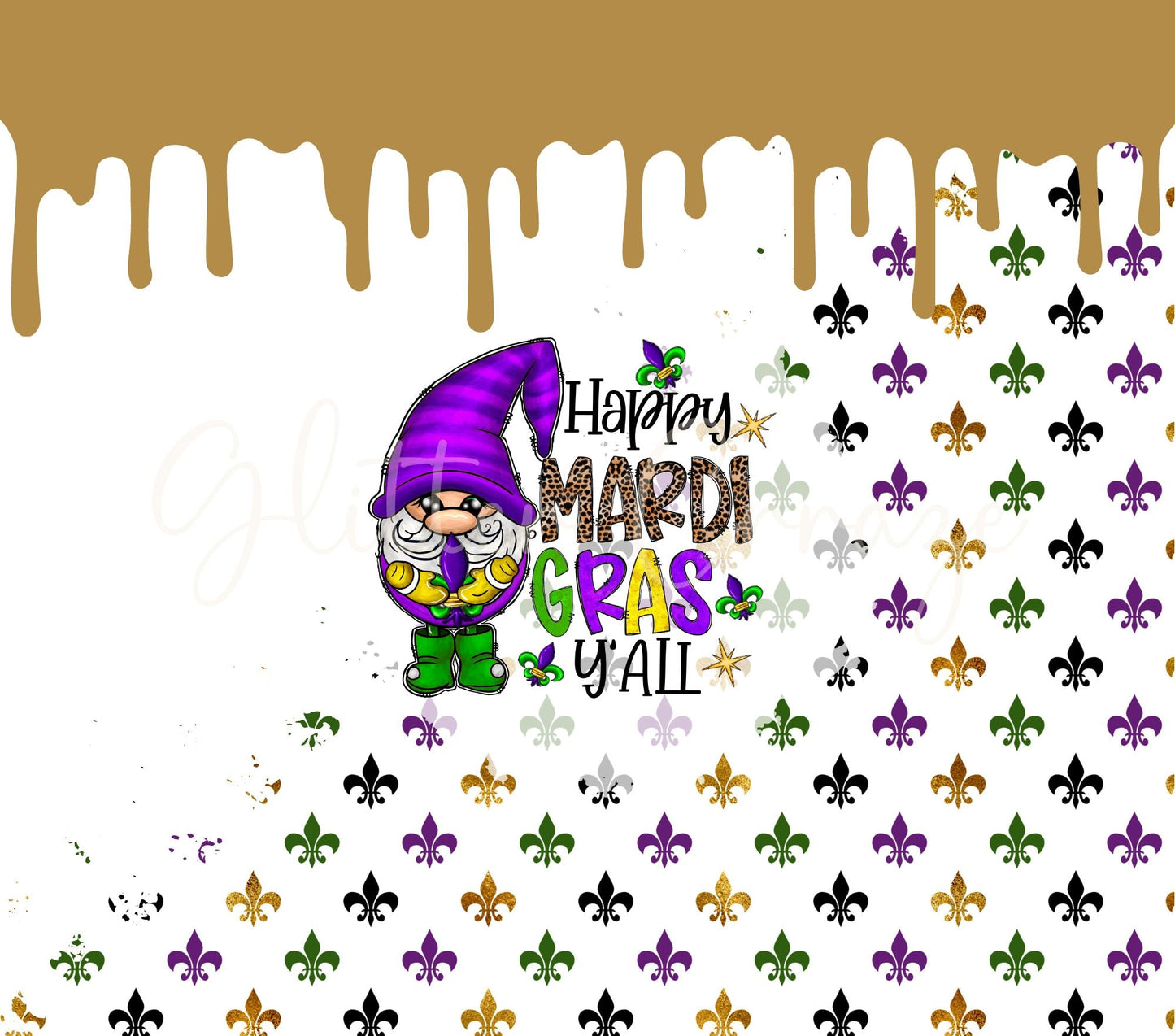 Marrdi Gras - Adhesive Vinyl Wrap - 10 designs