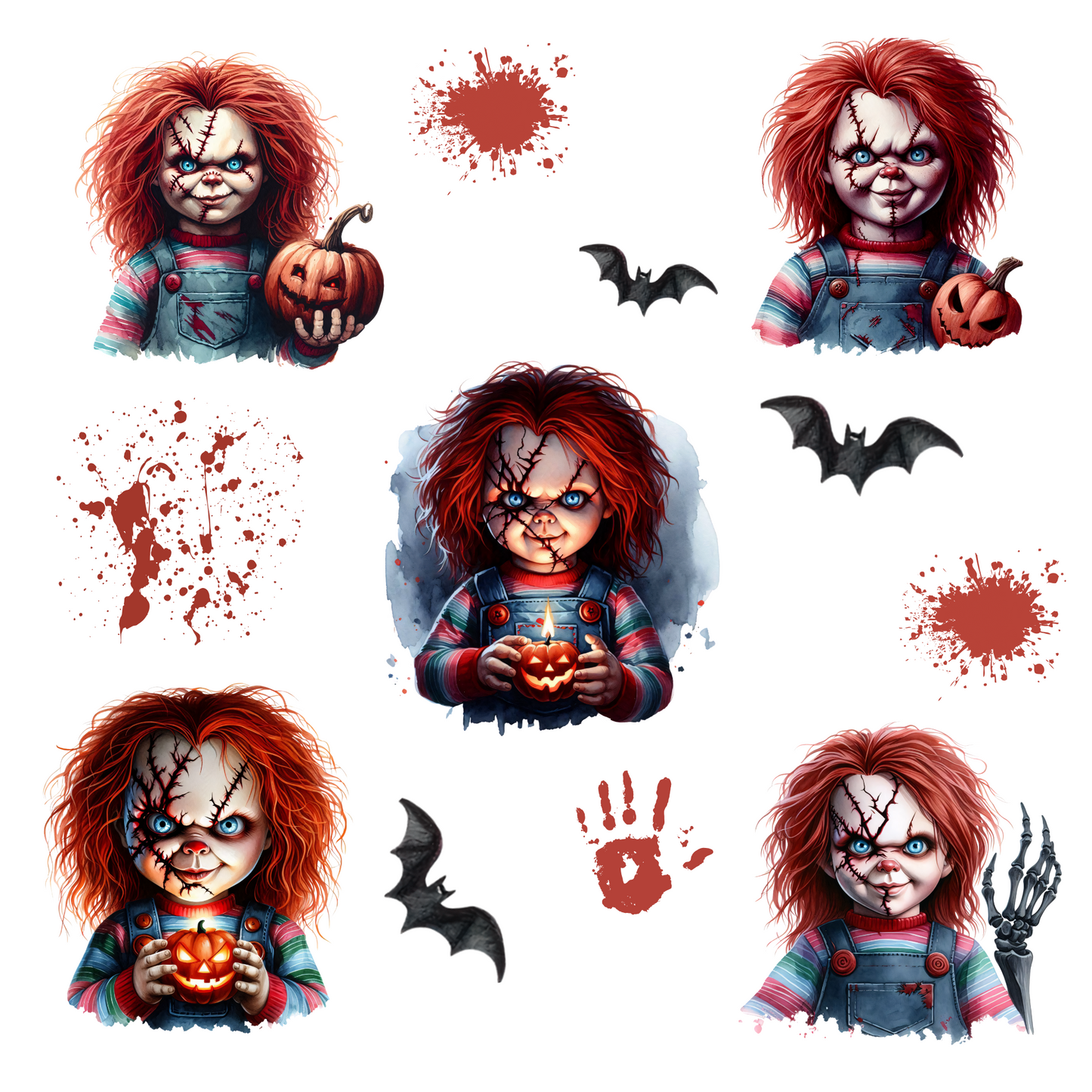 The Season Of Chucky - UV DTF Decal sheets- 3 Designs