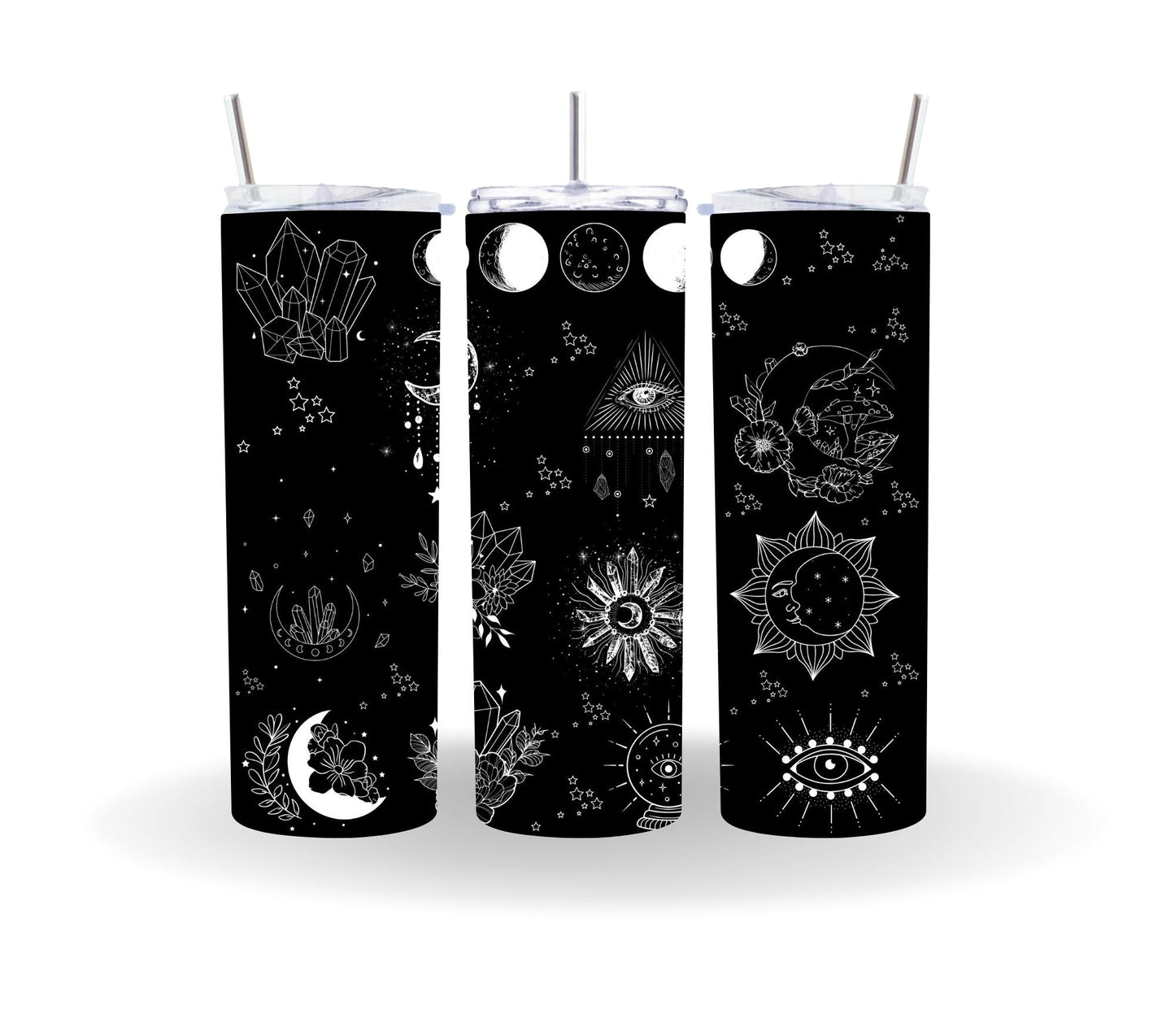 Celestial - UV DTF Tumbler wrap - 2 color options