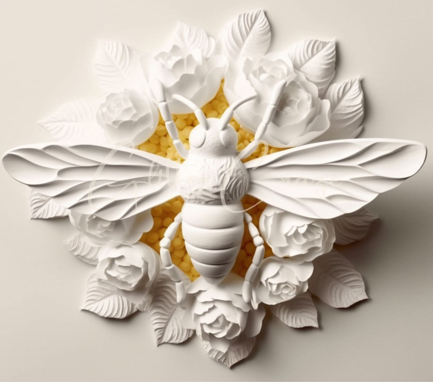 3D Bee - Adhesive Vinyl Wrap - 7 Designs