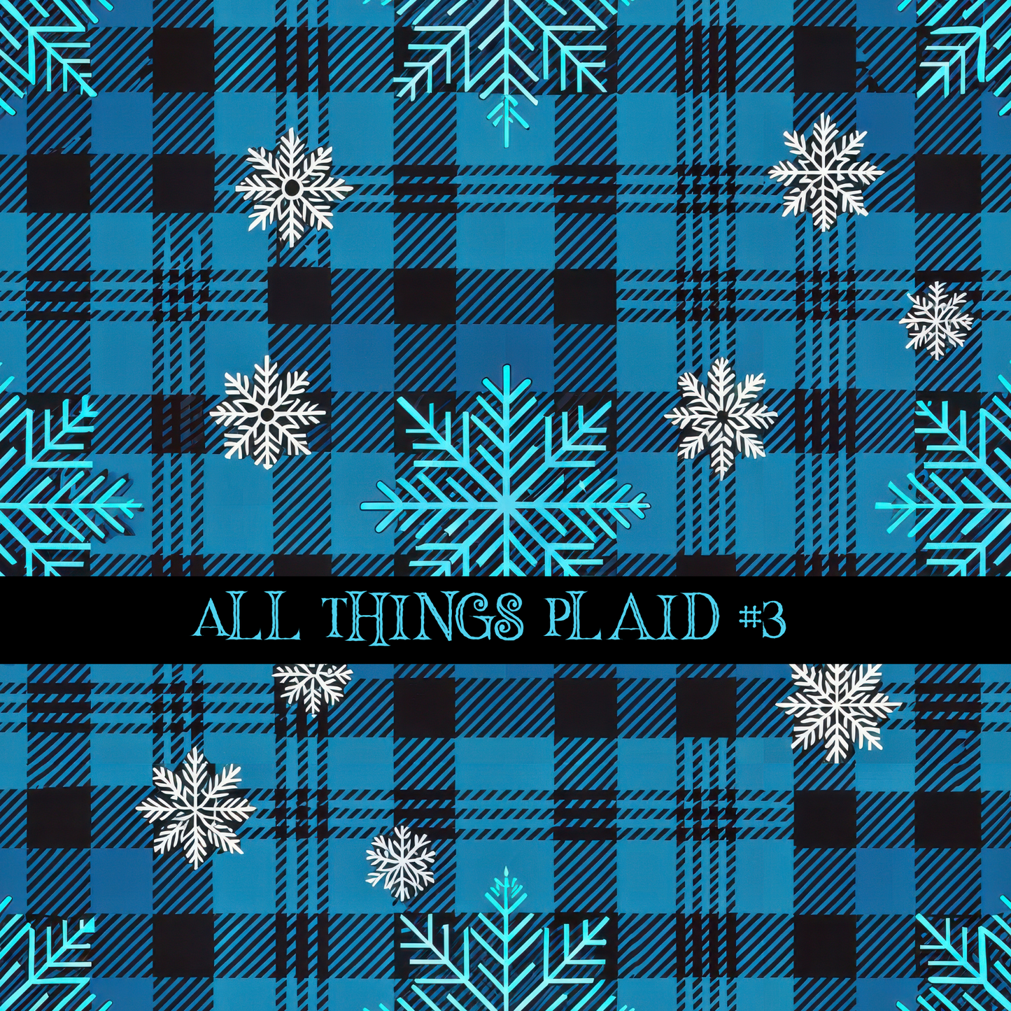 All Things Plaid- 12x12 vinyl sheets-12 designs available
