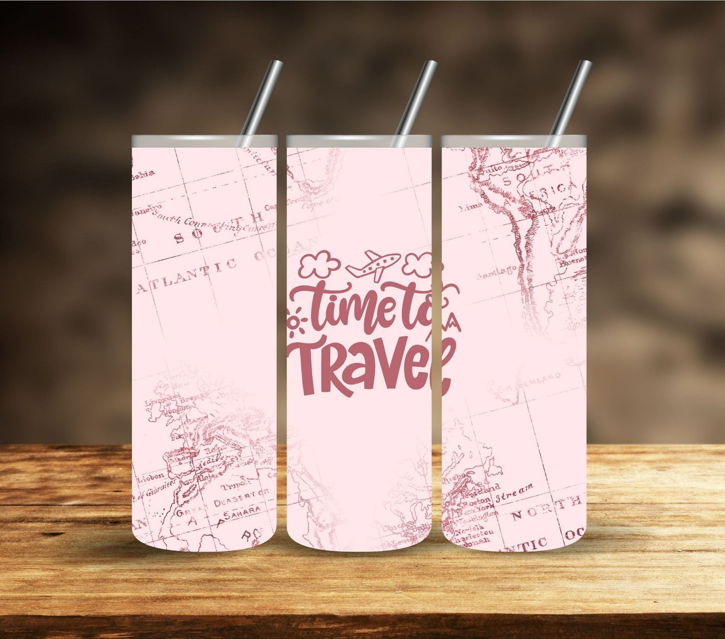 Travel - Adhesive Vinyl Wraps - 10 Design Options