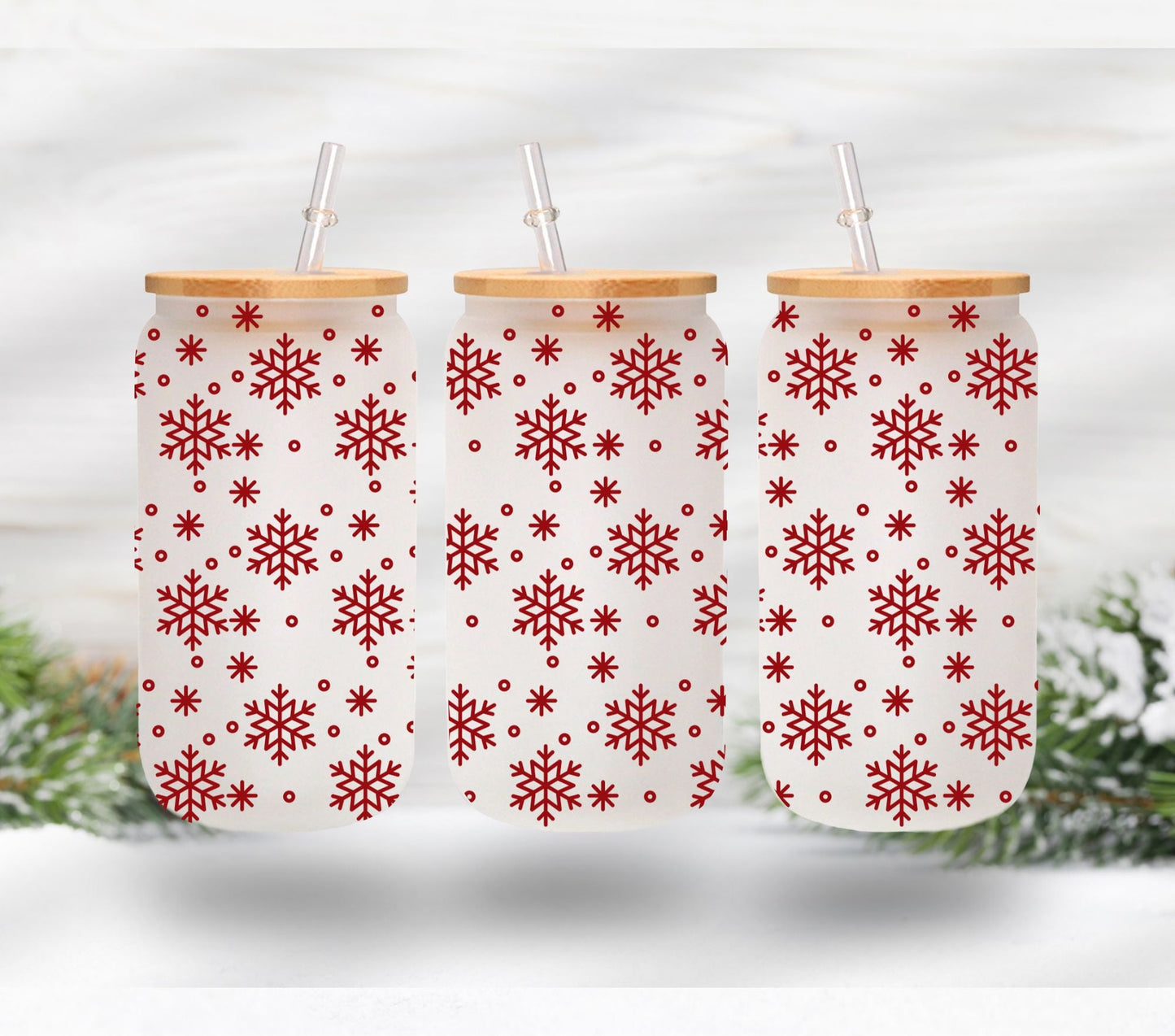 Snowflake - UV DTF Decal sheets - 6 Colors