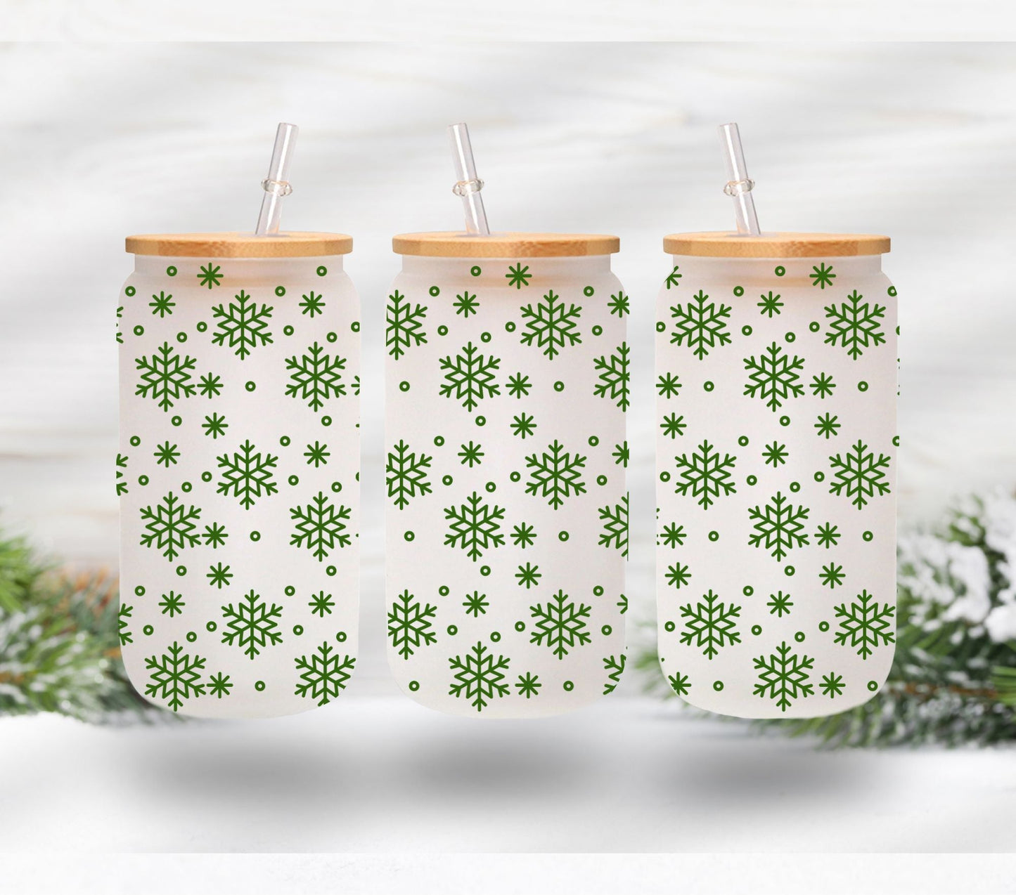 Snowflake - UV DTF Decal sheets - 6 Colors