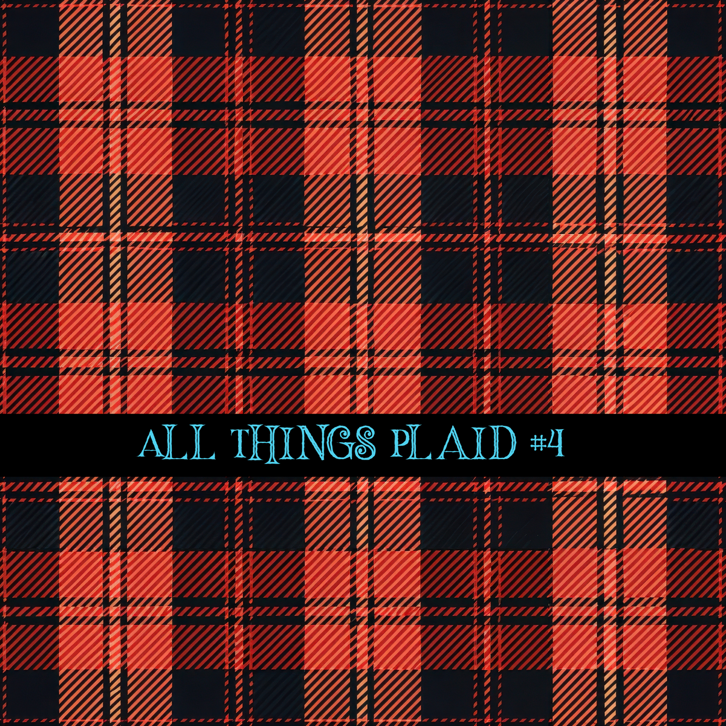 All Things Plaid- 12x12 vinyl sheets-12 designs available