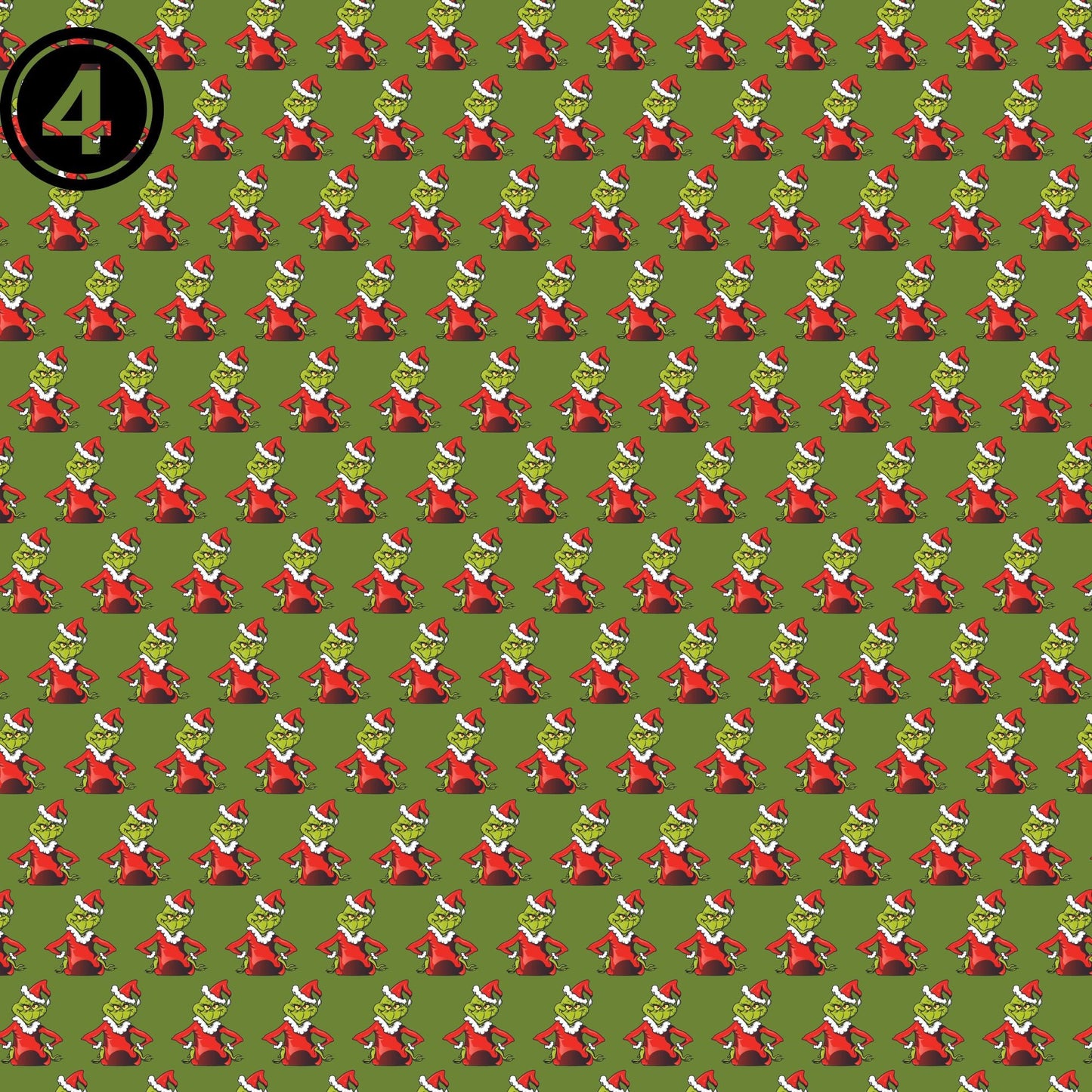 The Grinch Collection #1 - Adhesive Vinyl Sheets - 14 Prints
