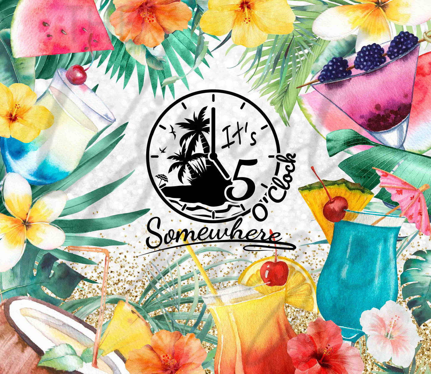 5 Somewhere Let's Drink! - Adhesive Vinyl Wrap