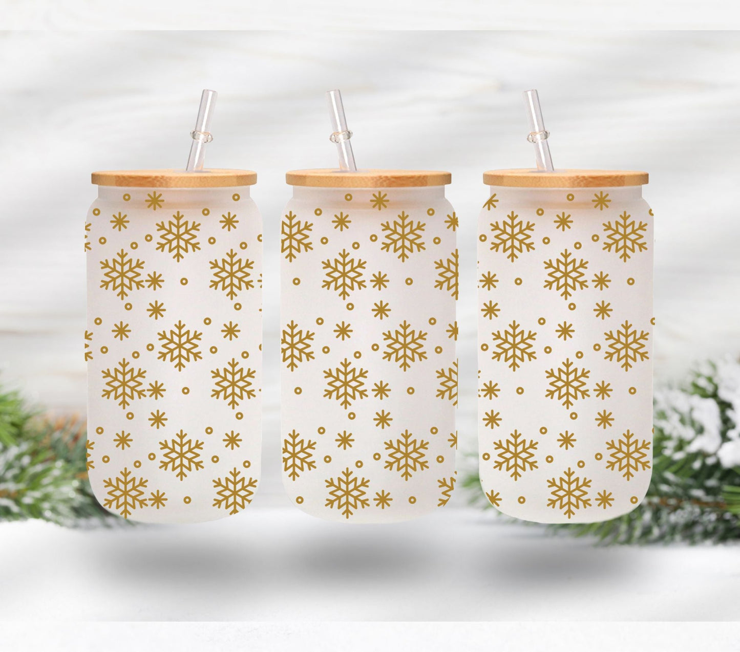 Snowflake - UV DTF Decal sheets - 6 Colors