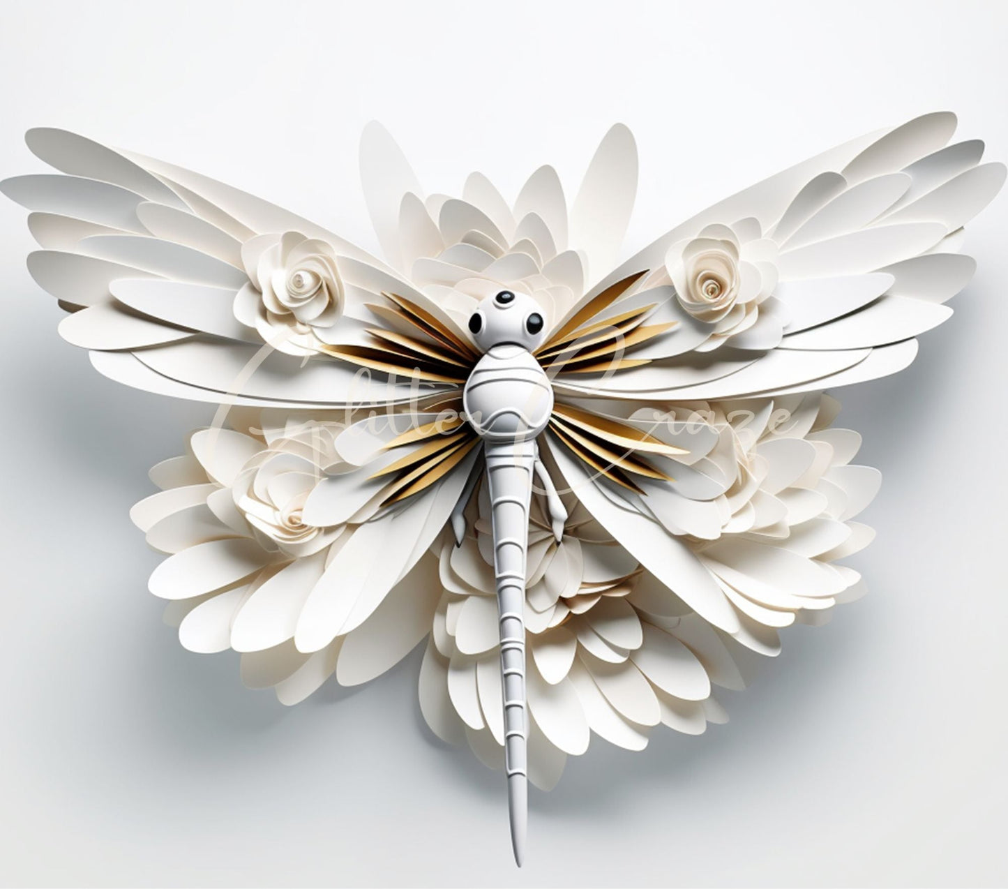 3D Dragonflies - Adhesive Vinyl Wrap - 8 designs
