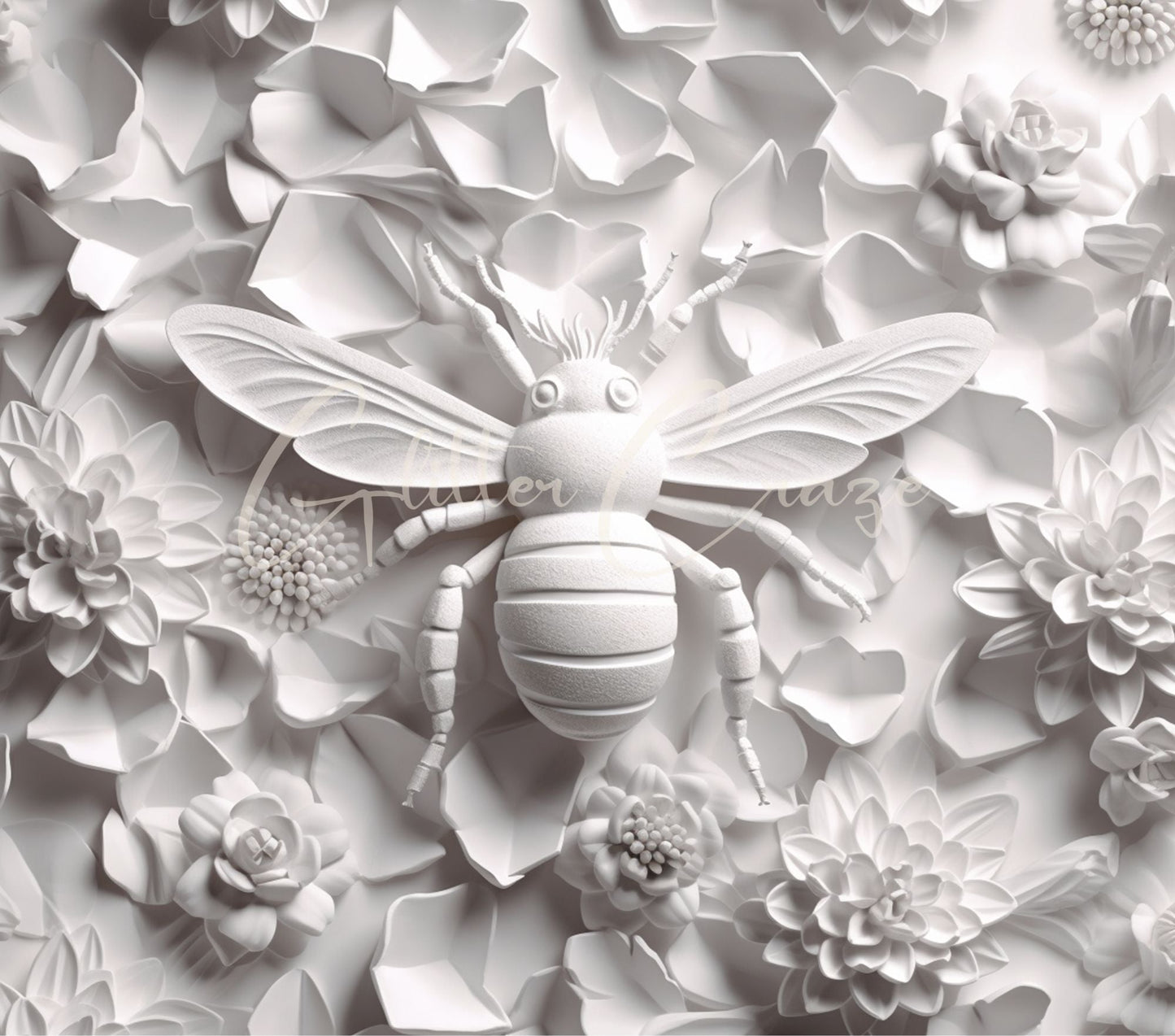 3D Bee - Adhesive Vinyl Wrap - 7 Designs
