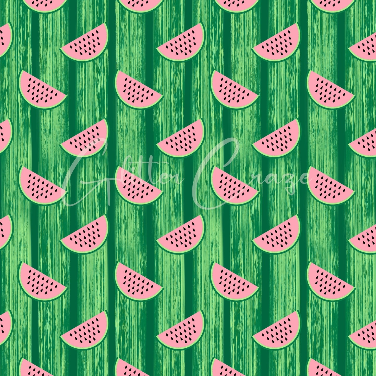 Watermelon - Adhesive Vinyl 12x12 Sheets - 12 Design options