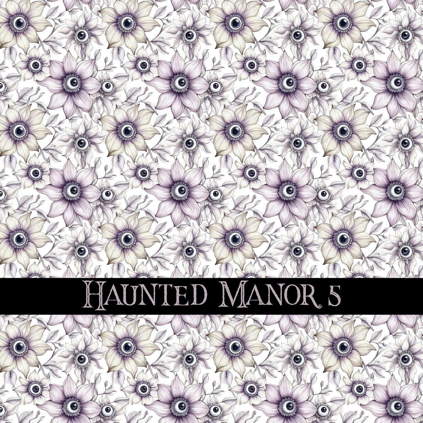 Haunted Manor Vinyl collection- 12x12 vinyl sheets-16 designs available