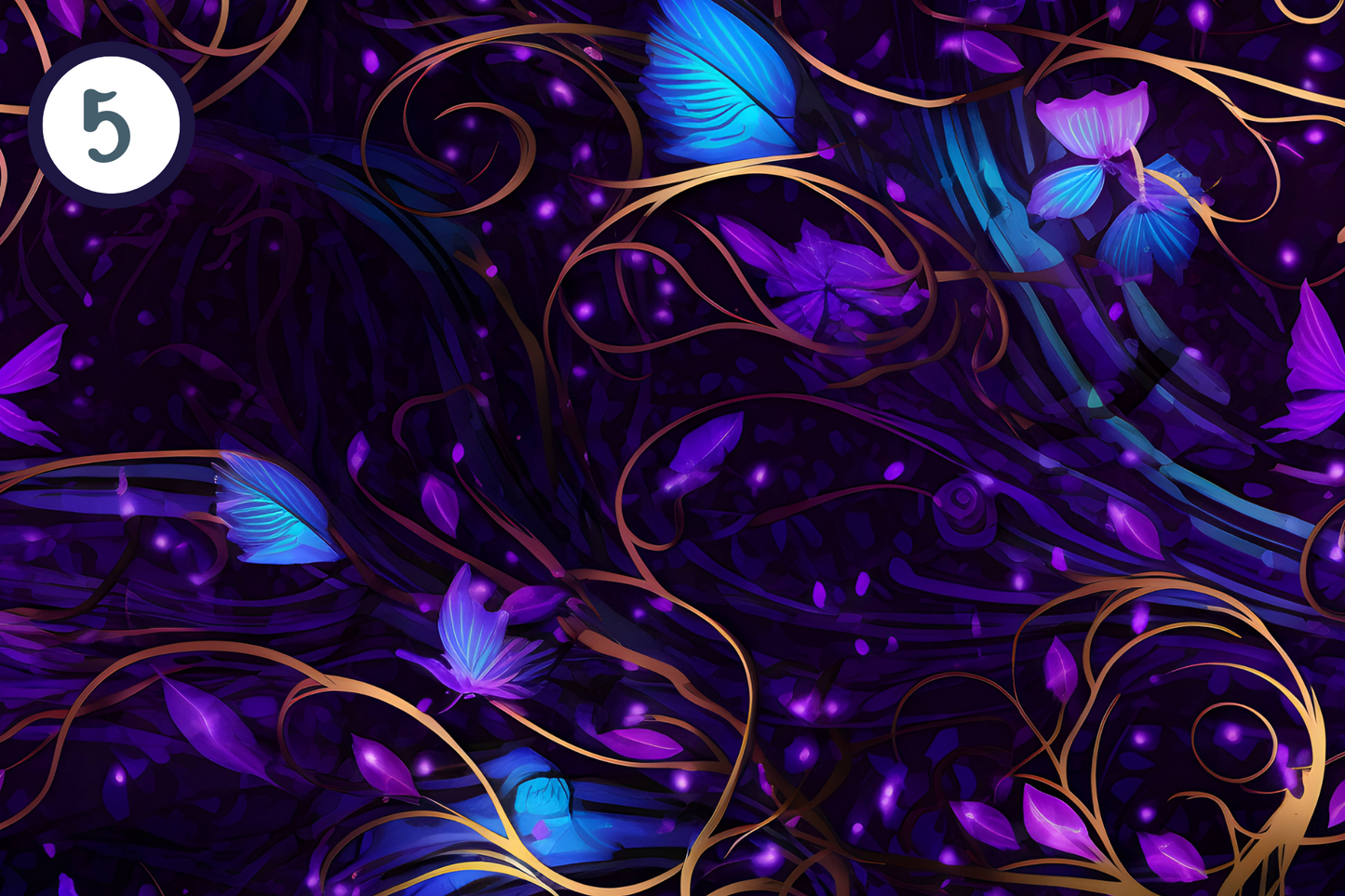 Enchanting Blue Faries and Butterflies - Adhesive Vinyl 12x12 Sheets - 12 Design Options