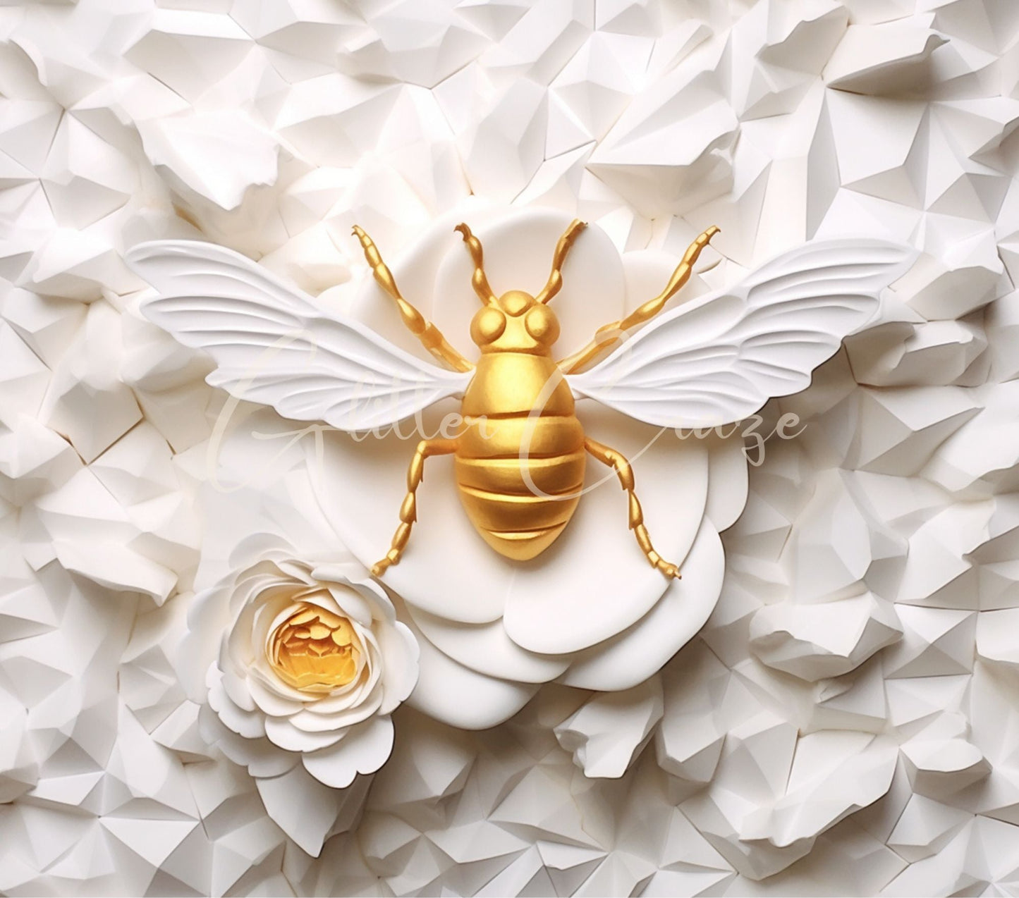 3D Bee - Adhesive Vinyl Wrap - 7 Designs
