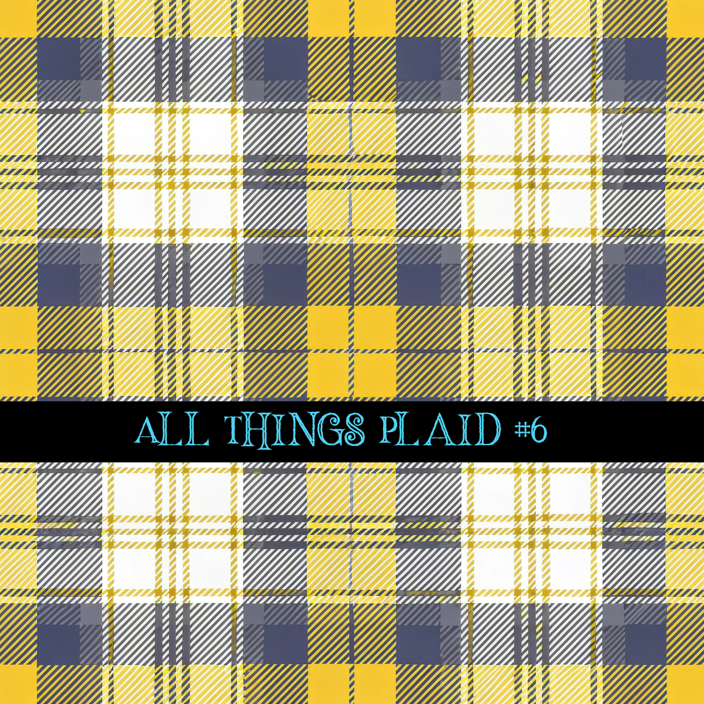 All Things Plaid- 12x12 vinyl sheets-12 designs available
