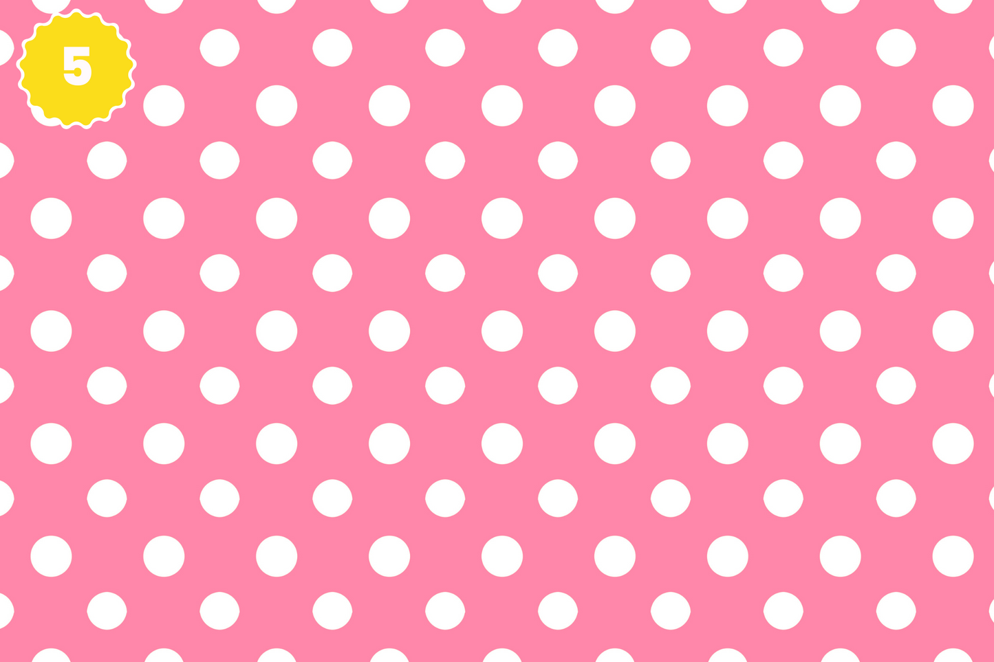 Vibrant Spring Polka Dots - Adhesive Vinyl 12x12 Sheets - 10 Design Options