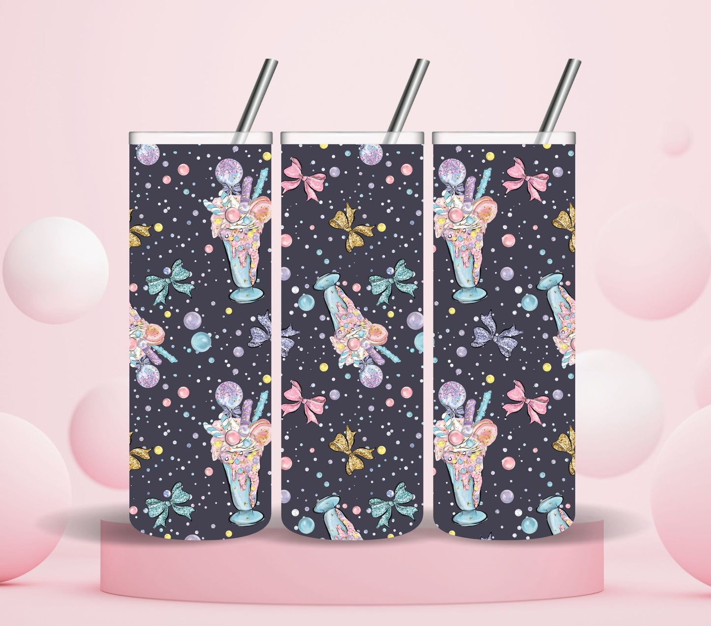 Sugar Rush - Adhesive Vinyl Wrap Vinyl Tumbler wrap Collection- 10 Prints
