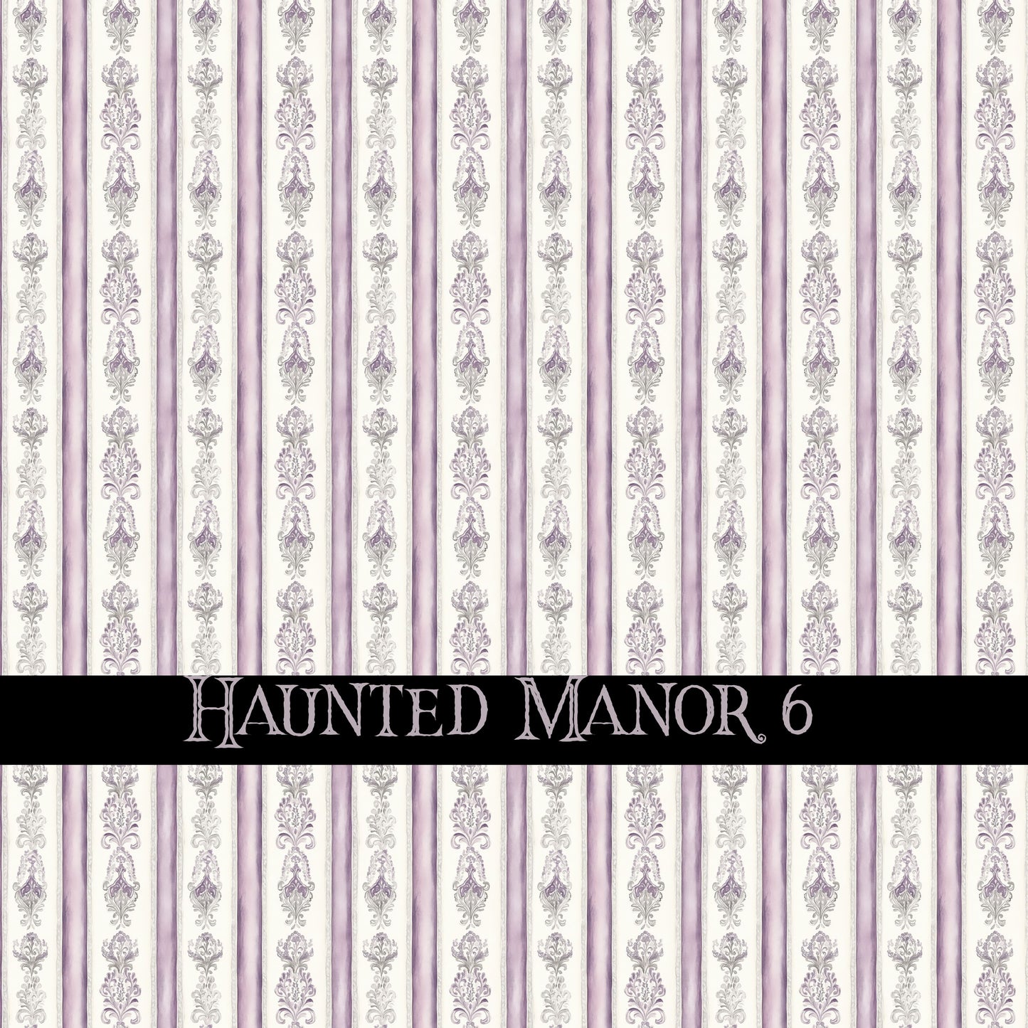 Haunted Manor Vinyl collection- 12x12 vinyl sheets-16 designs available