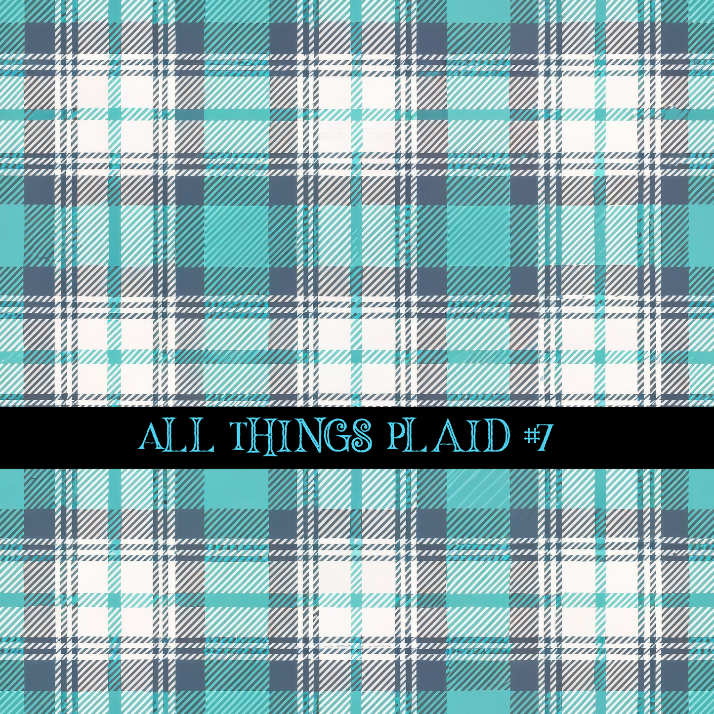 All Things Plaid- 12x12 vinyl sheets-12 designs available