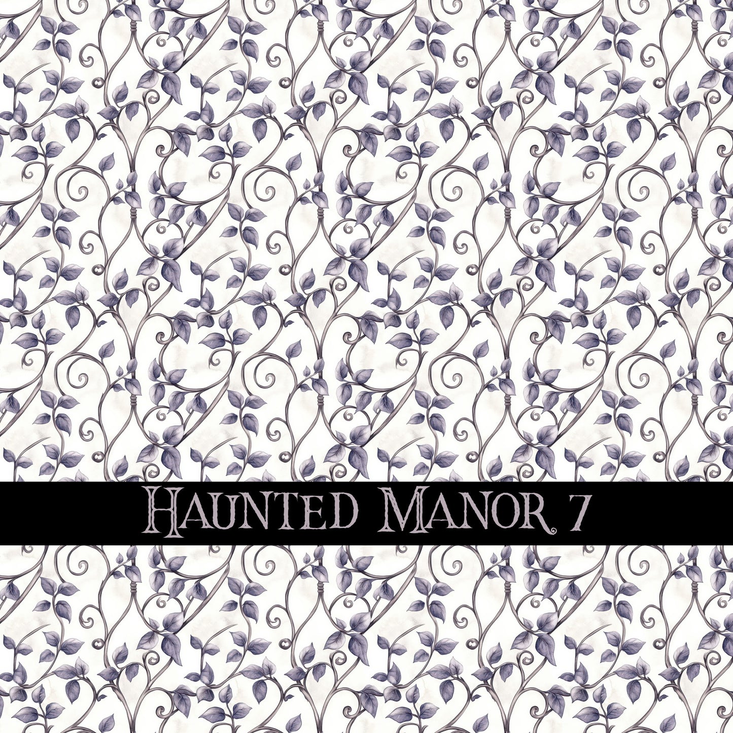 Haunted Manor Vinyl collection- 12x12 vinyl sheets-16 designs available