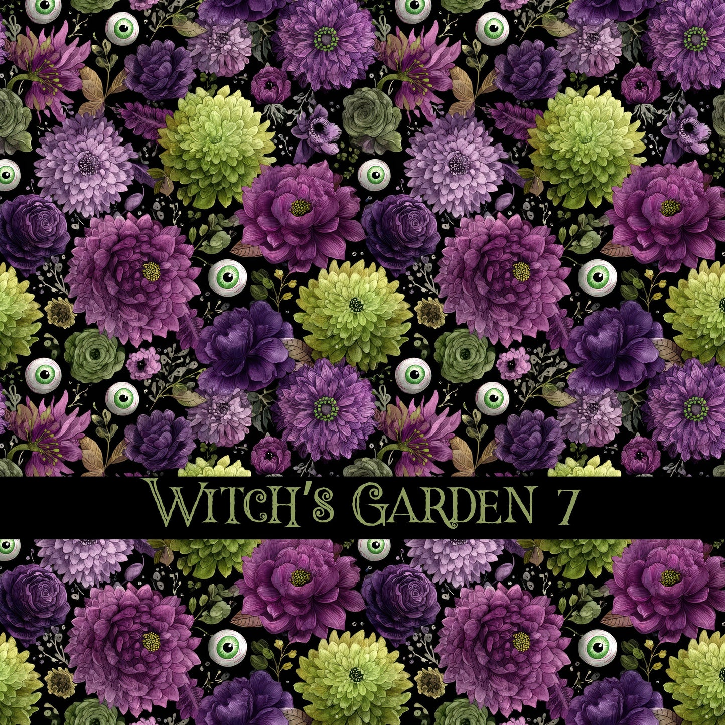 Witch's Garden Vinyl collection- 12x12 vinyl sheets-10 designs available