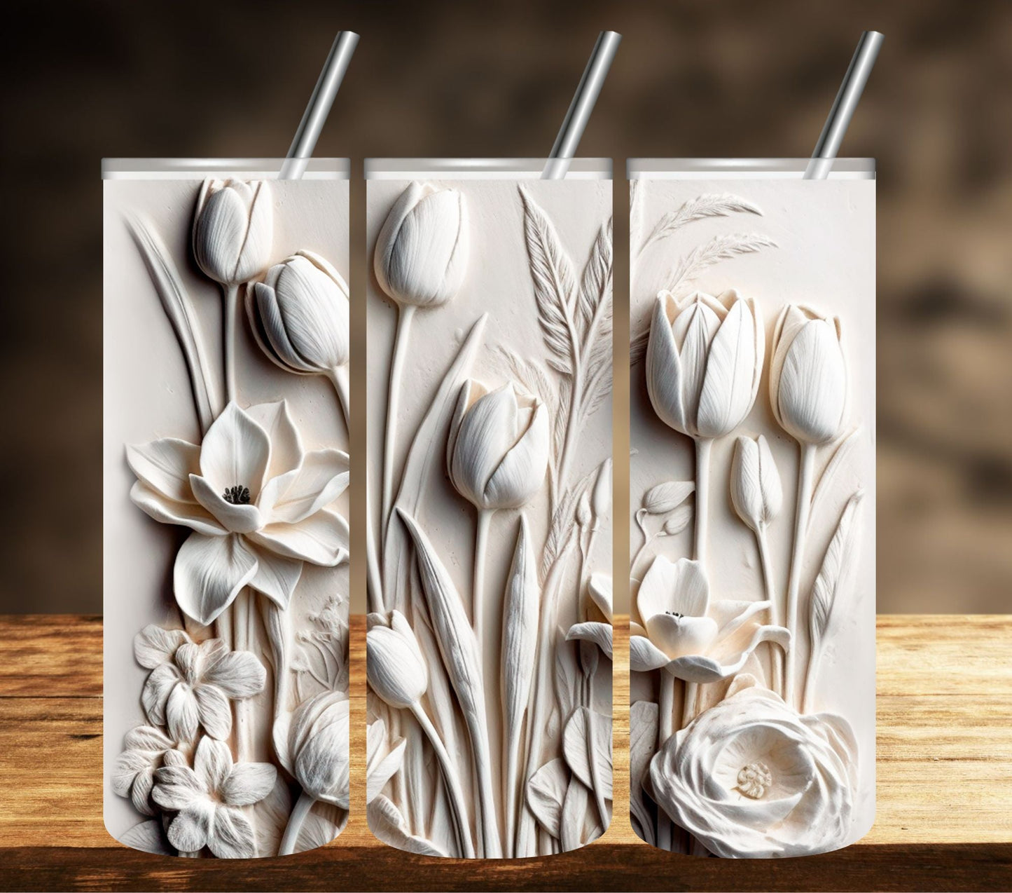 3D - Adhesive Vinyl Wrap - 10 Designs