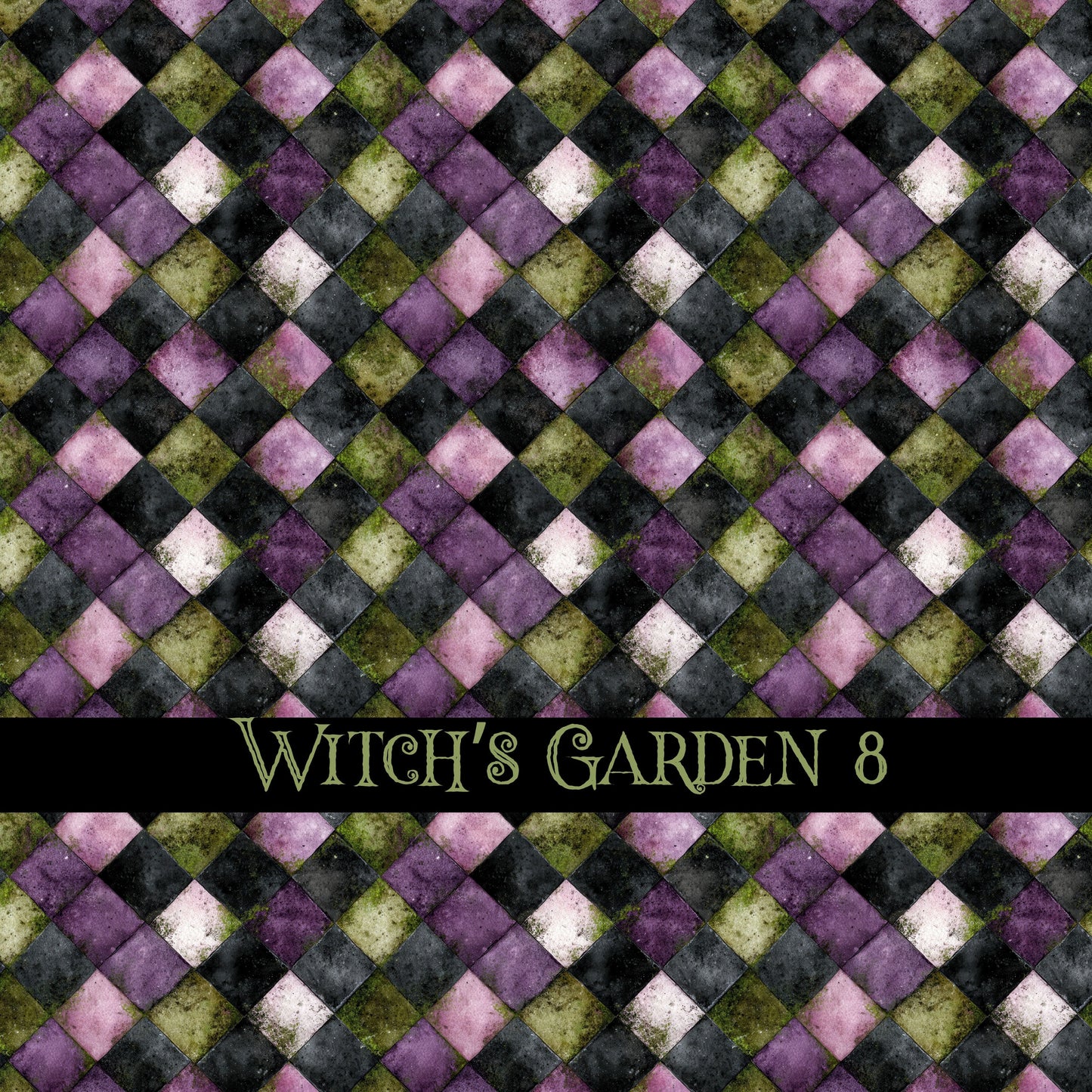 Witch's Garden Vinyl collection- 12x12 vinyl sheets-10 designs available