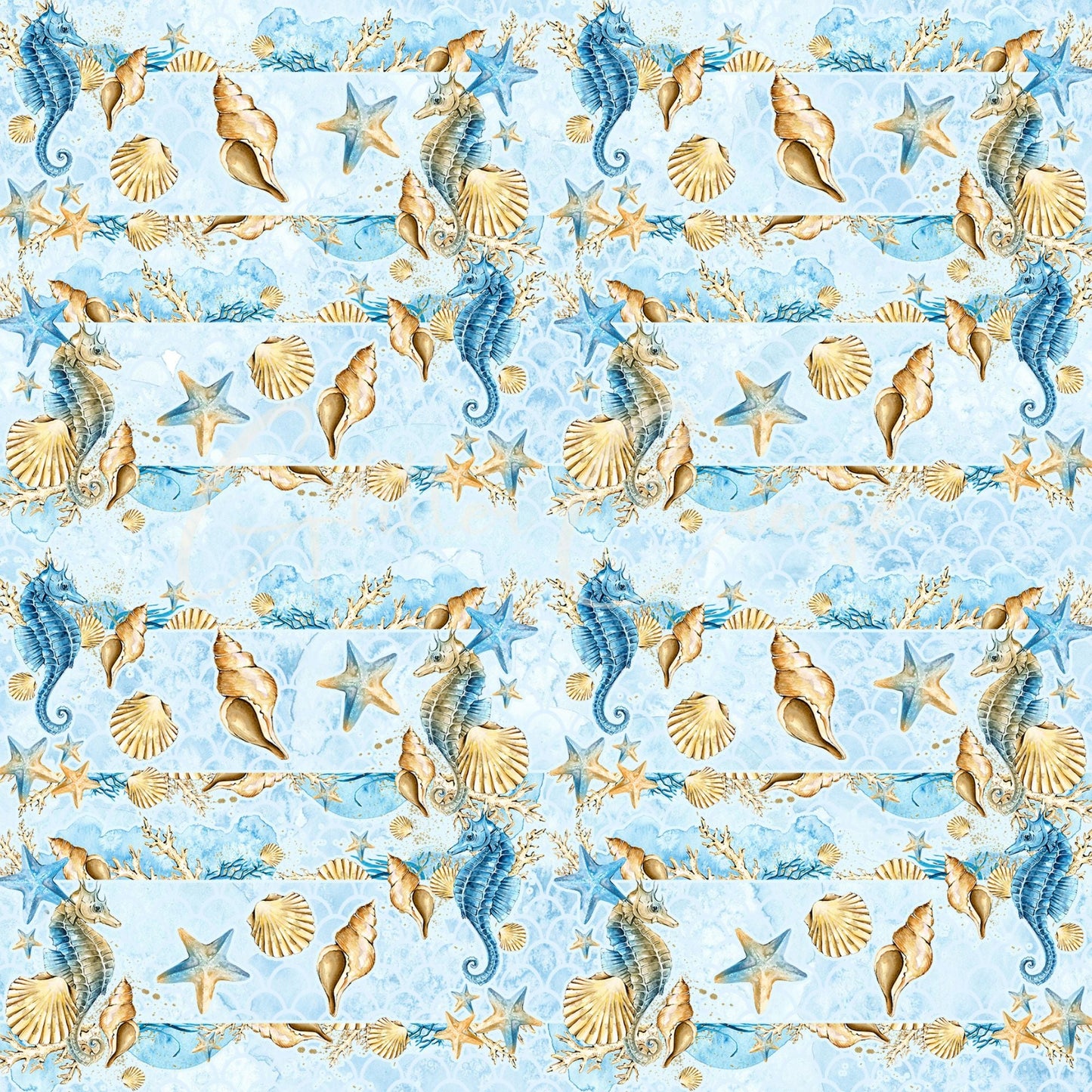 Salt and Sea Collection - Adhesive Vinyl 12x12 Sheets- 14 Design Options