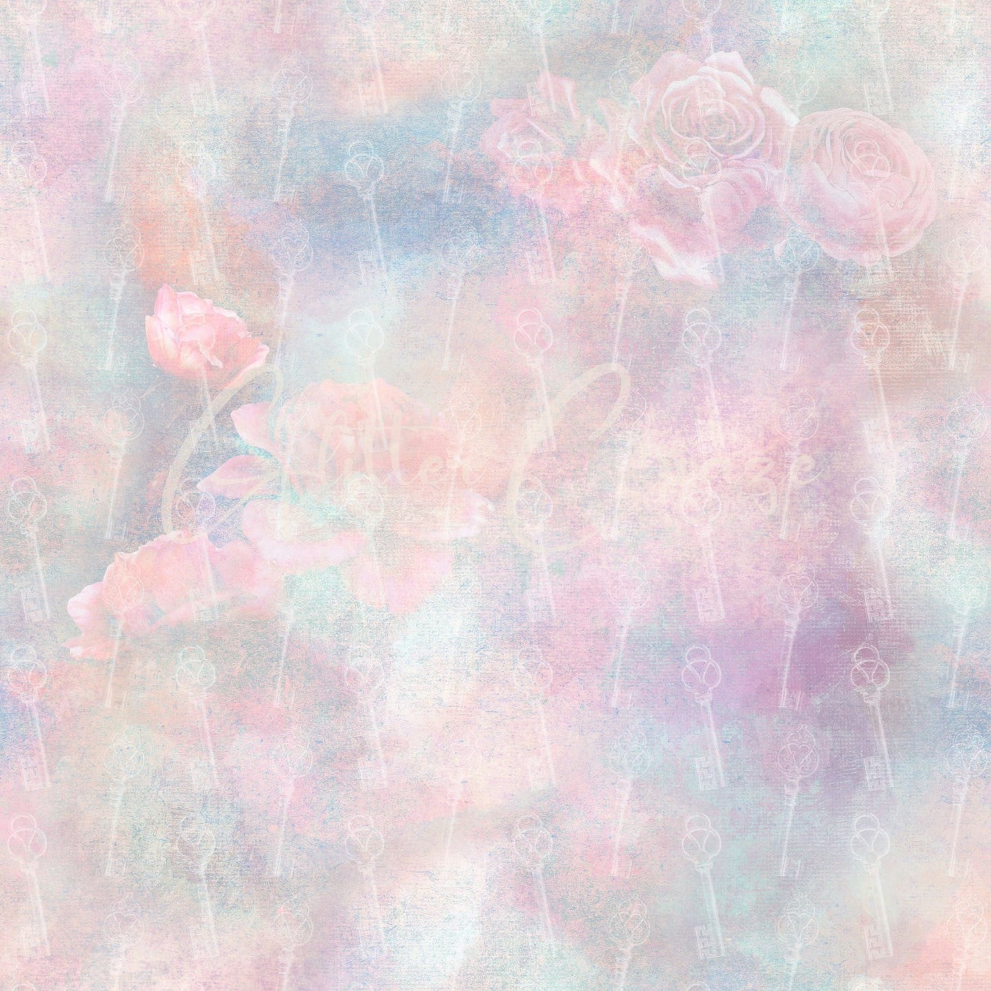 Romantic Steampunk - Adhesive Vinyl 12x12 sheets - 20 Designs
