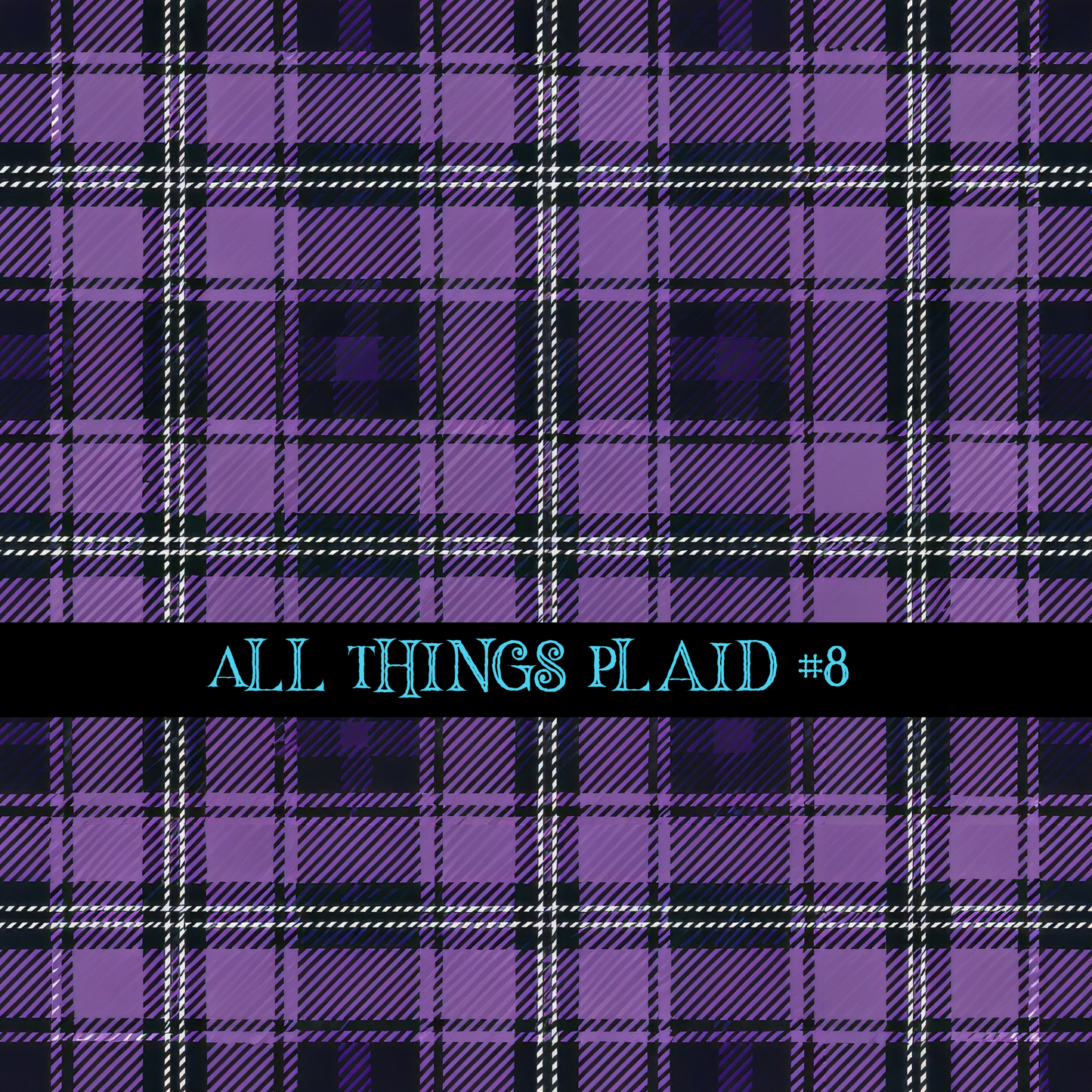 All Things Plaid- 12x12 vinyl sheets-12 designs available
