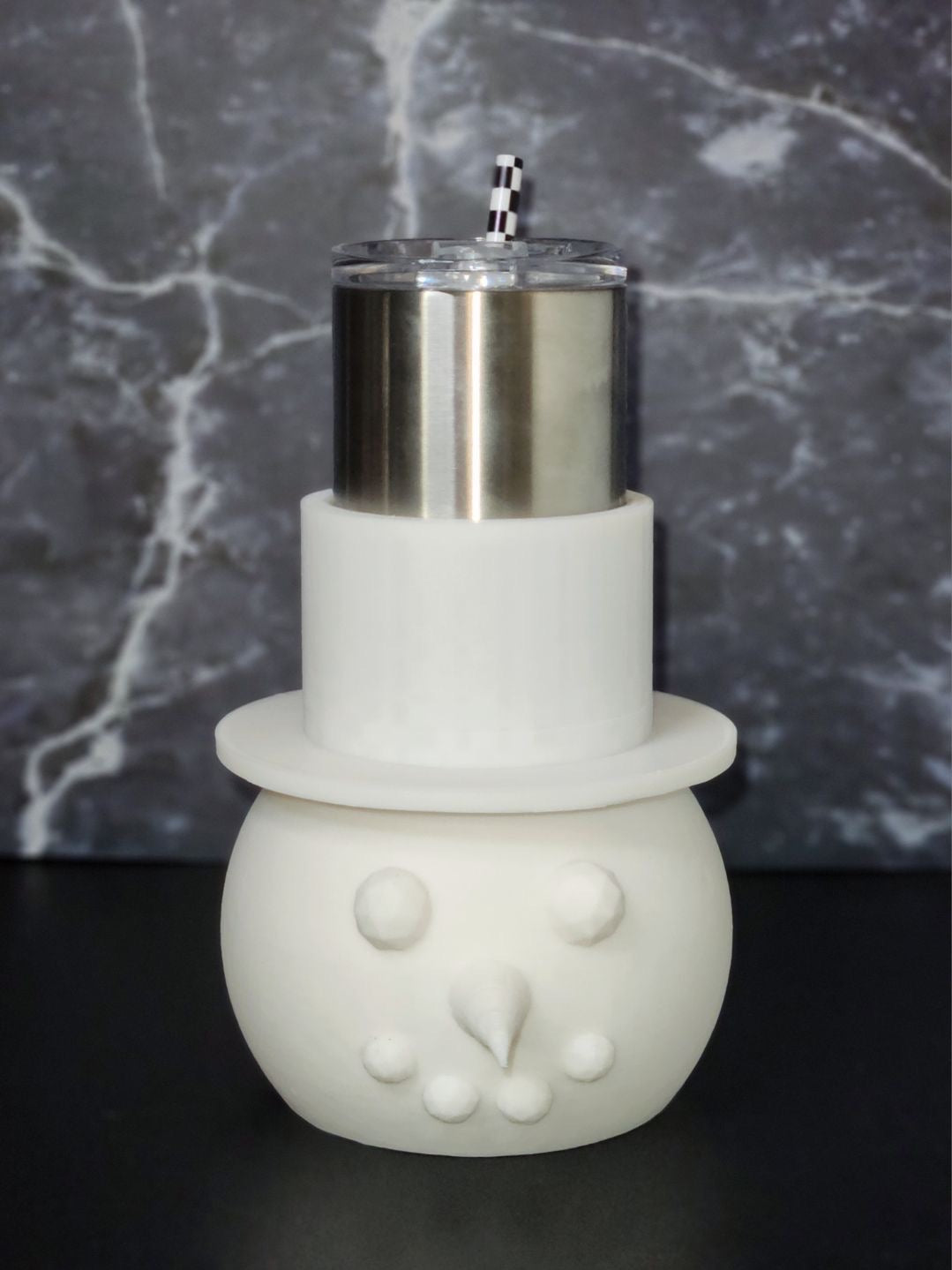Snowman Head Sleeve - Tumbler Sleeve