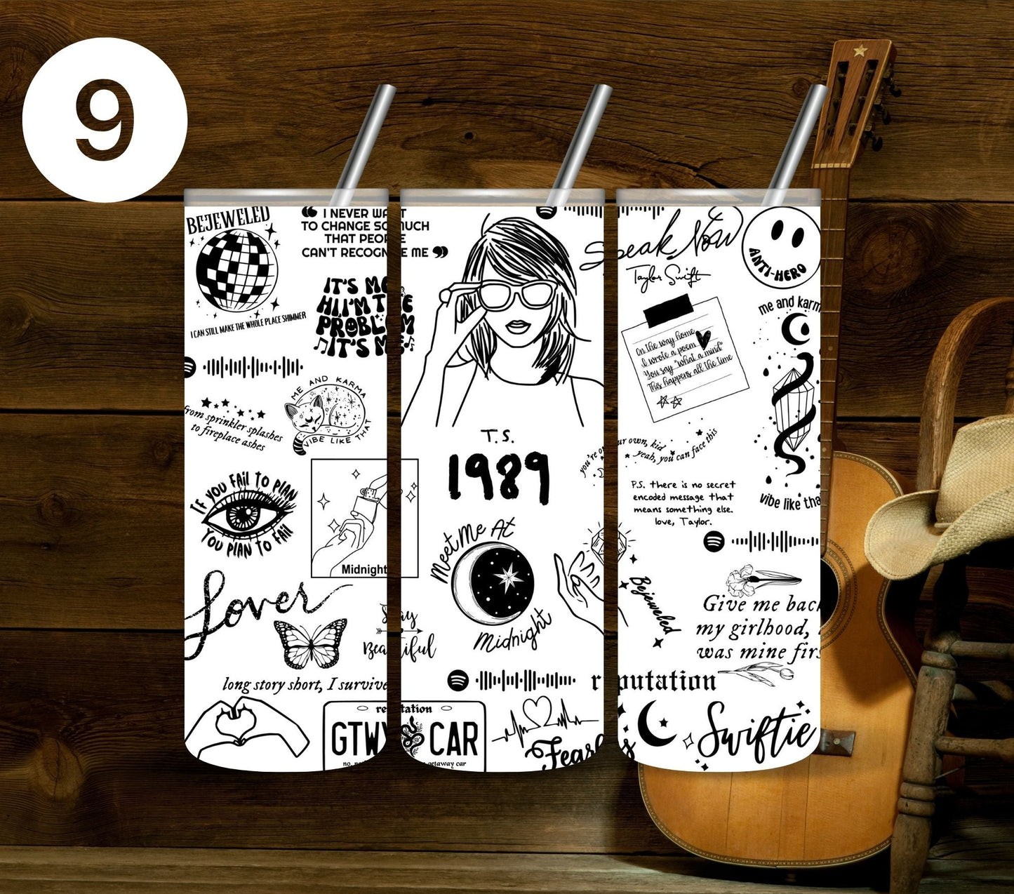 Taylor - Adhesive Vinyl Wraps - 10 Design Options