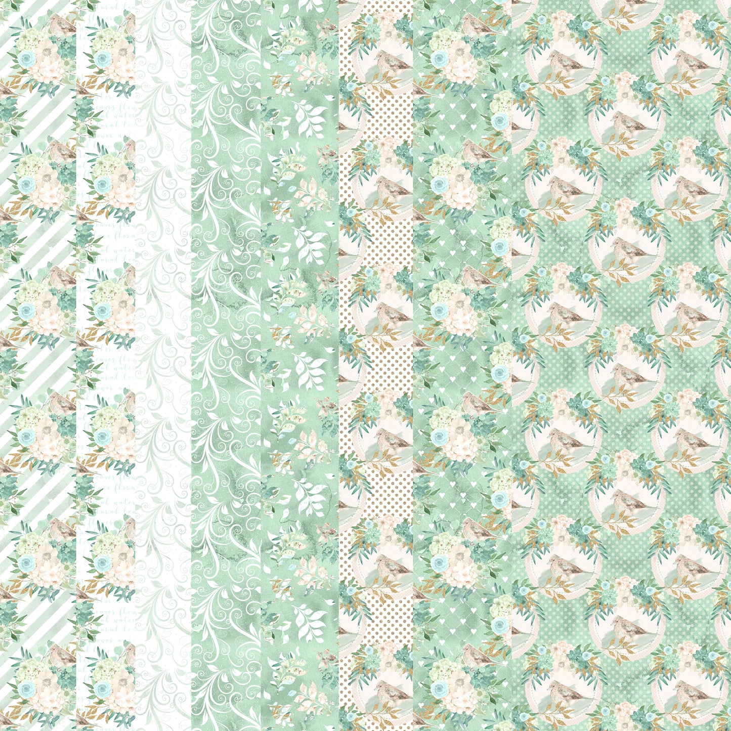 Mint Dreams - Adhesive Vinyl Sheets