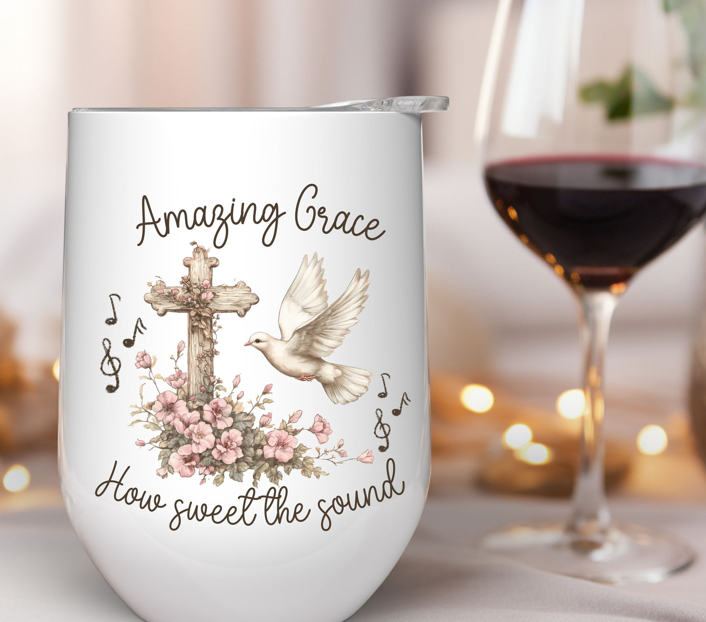 Amazing Grace how sweet the sound UV DTF Decals